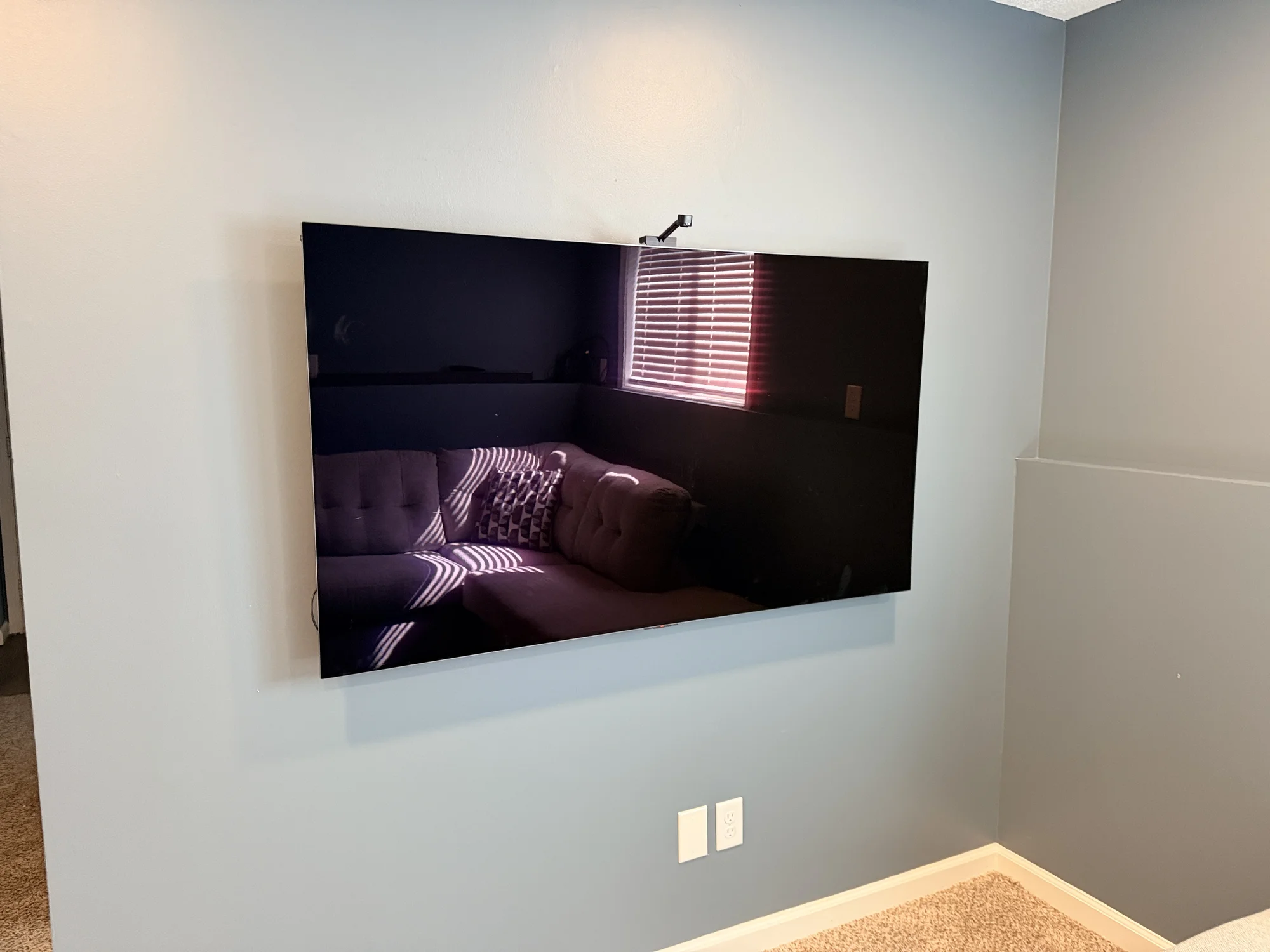 65" installation in Prior Lake