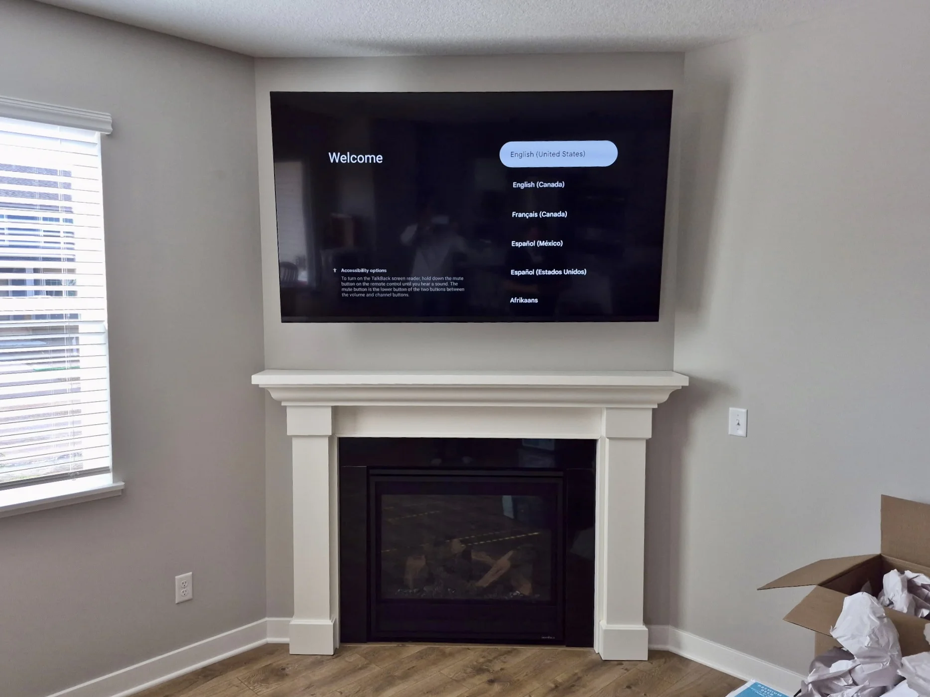70"  installation in Twin Cities