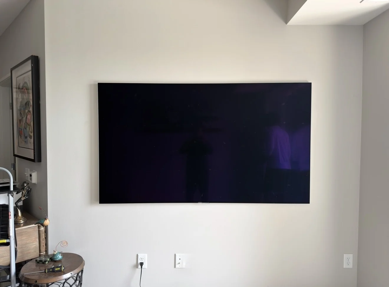 75" Samsung Frame installation in Edina