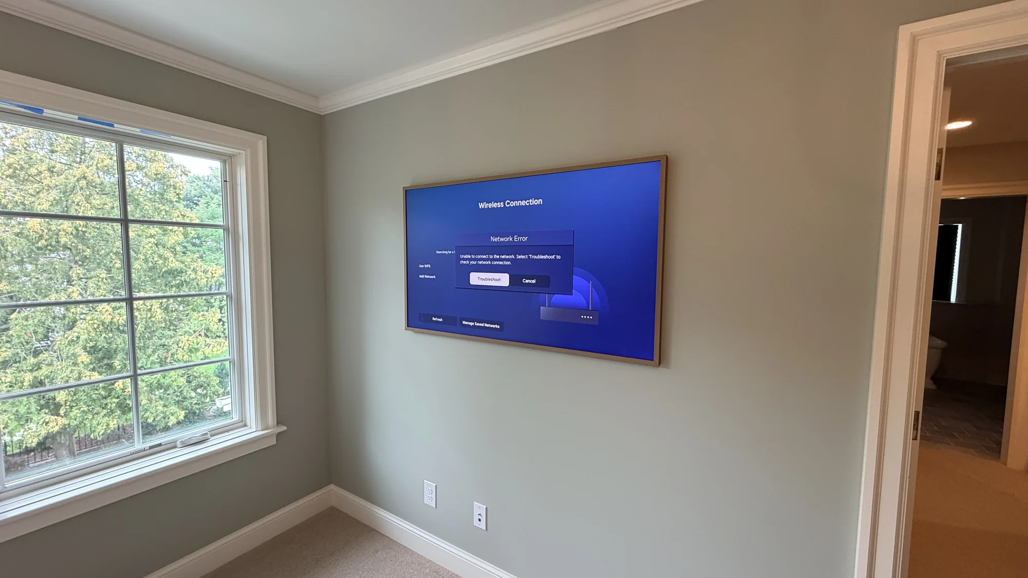 55" Samsung Frame installation in Edina