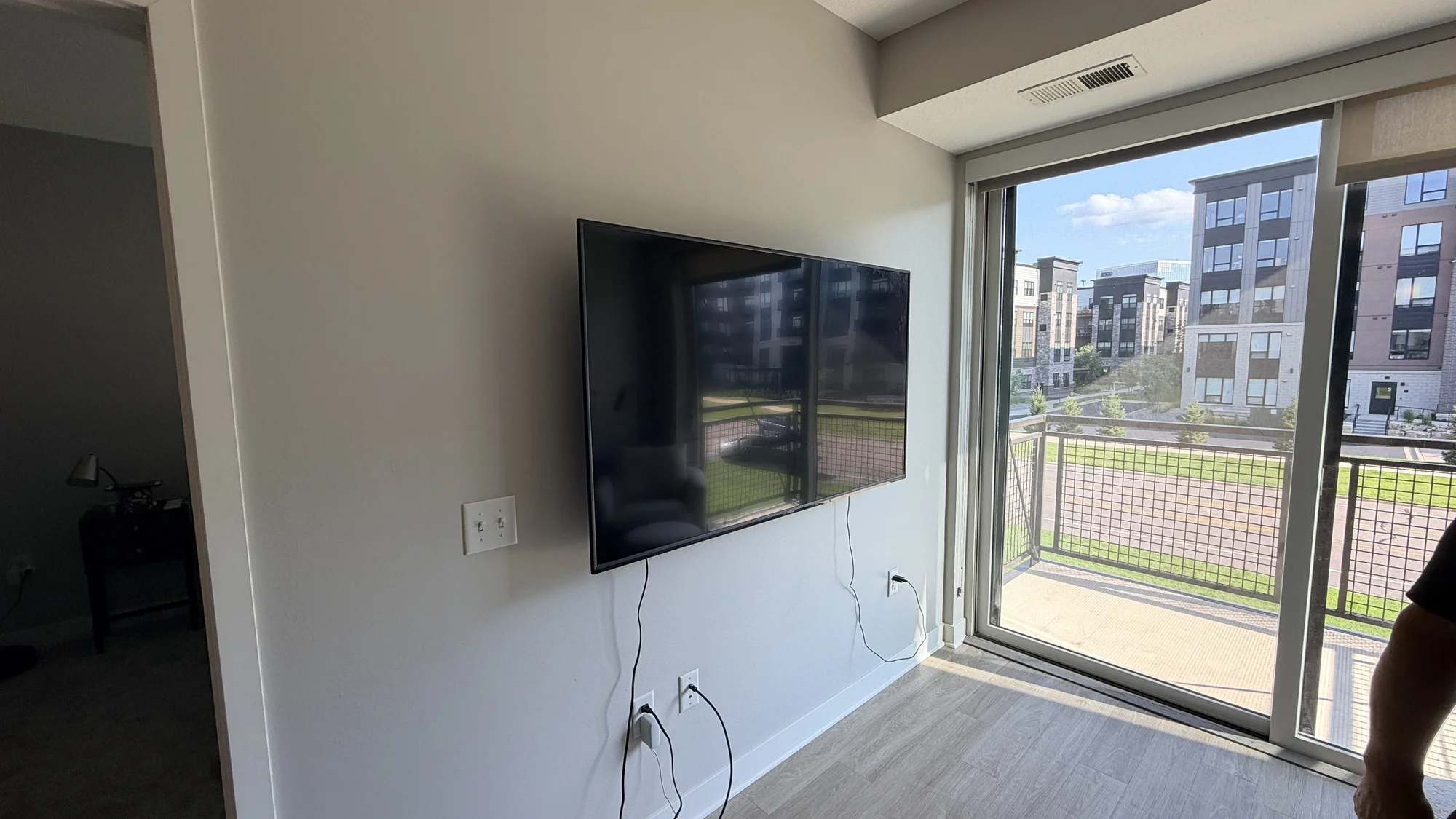 60" installation in Bloomington
