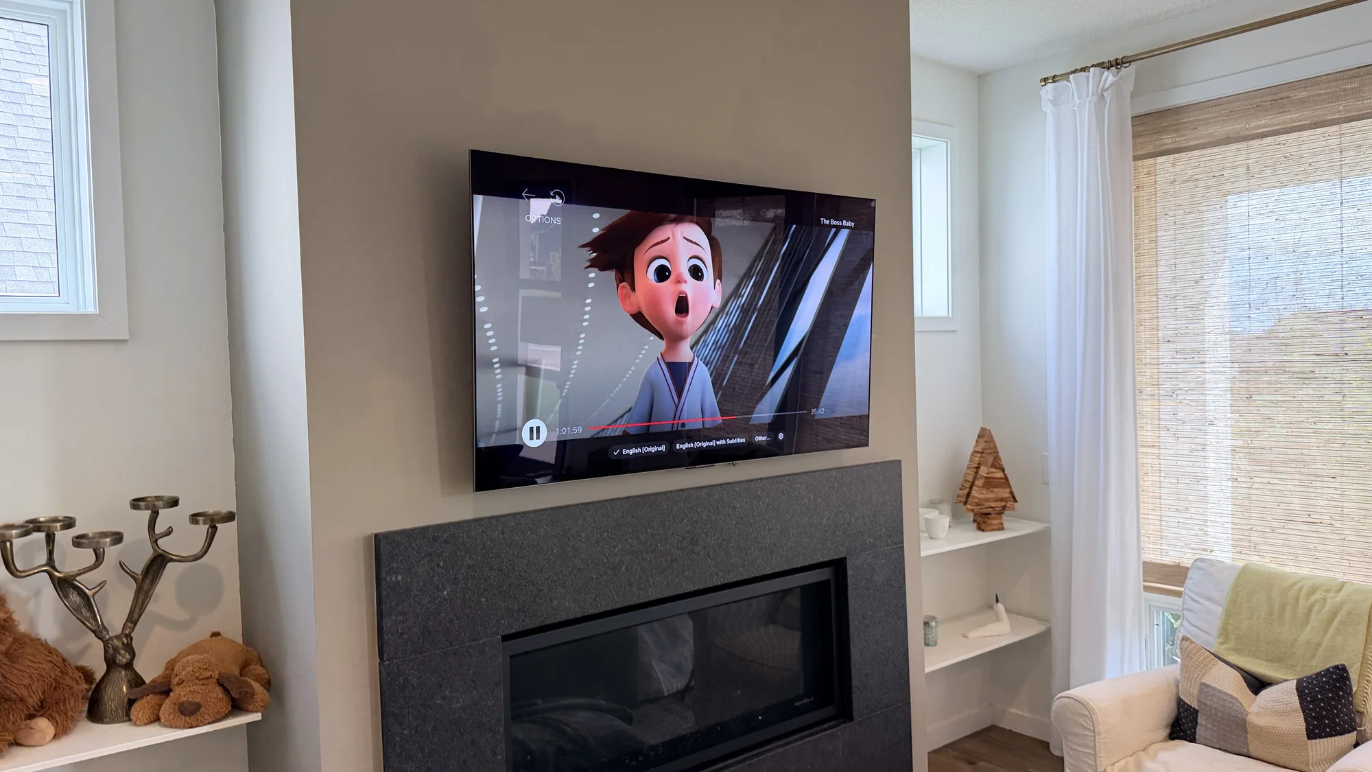 55" installation in Chaska
