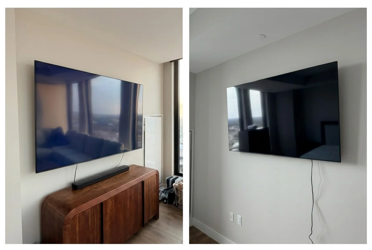 85" and 65" installation in Minneapolis