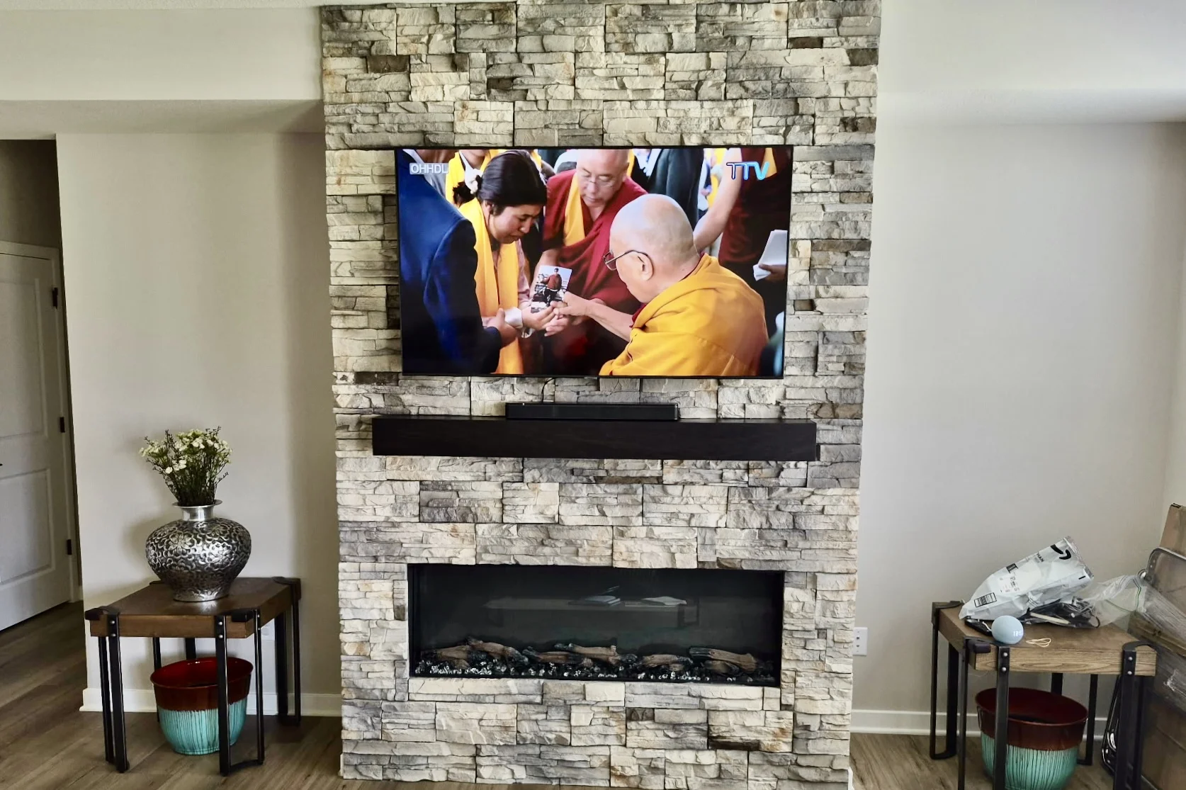 65" installation in Osseo