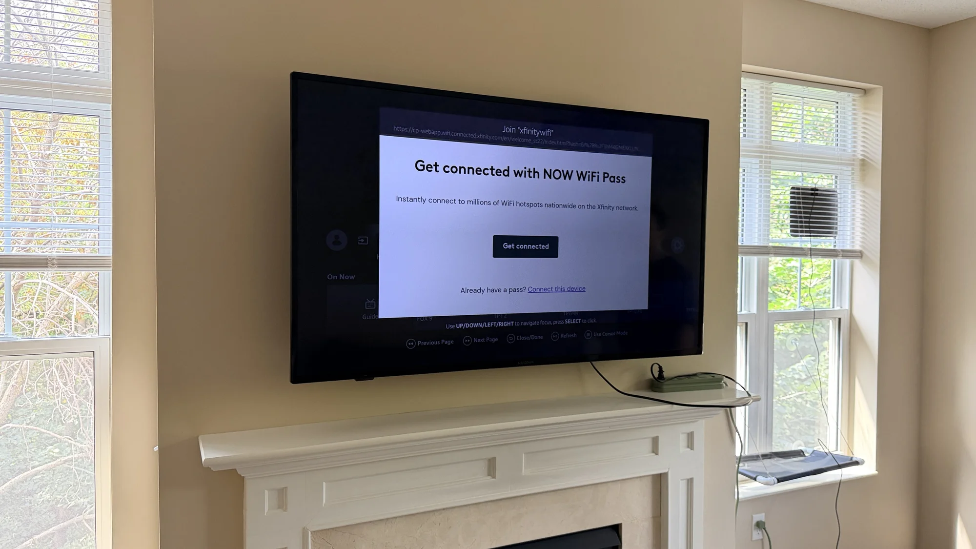 55"  installation in Chaska