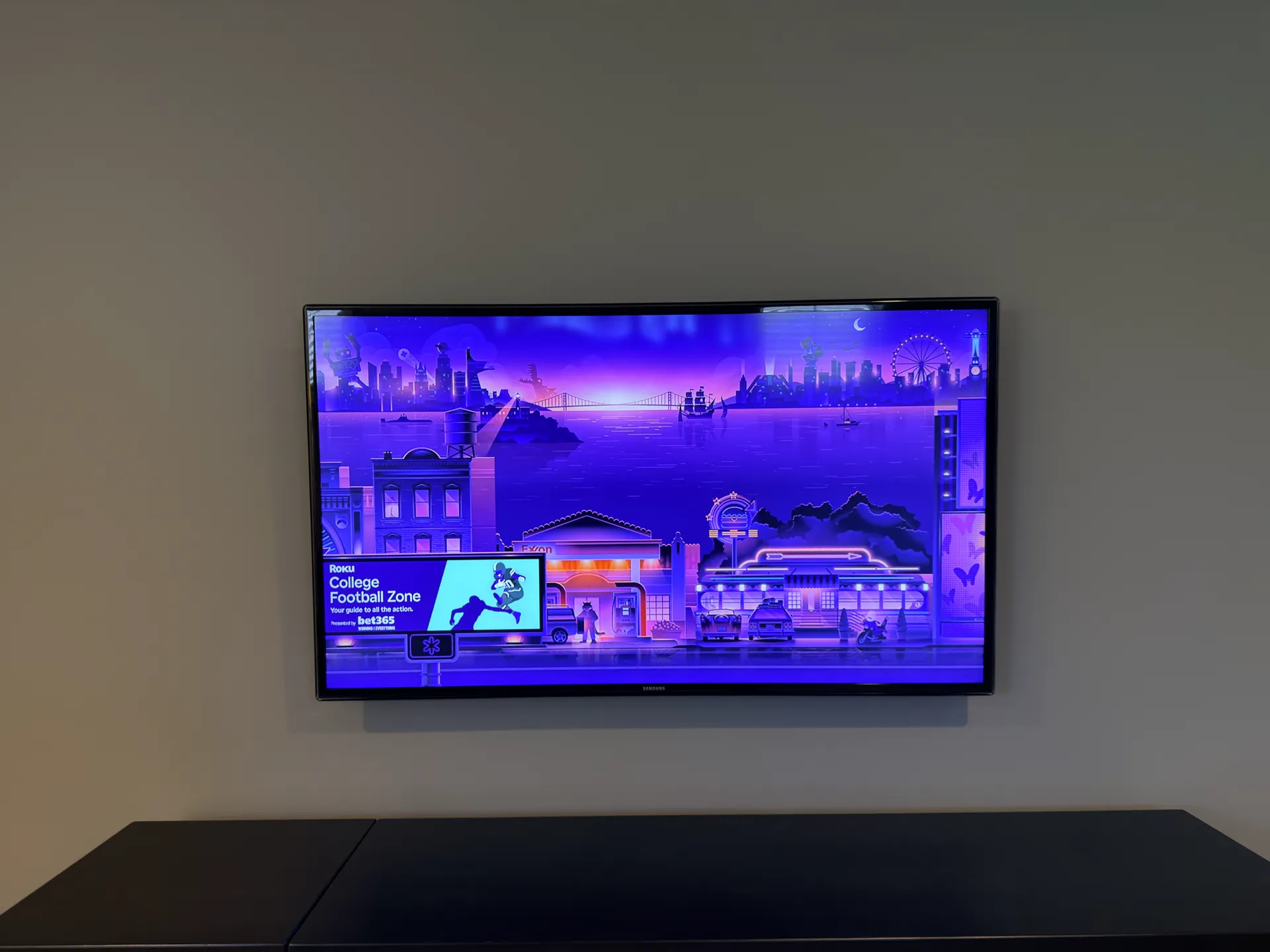 55"  installation in Blaine