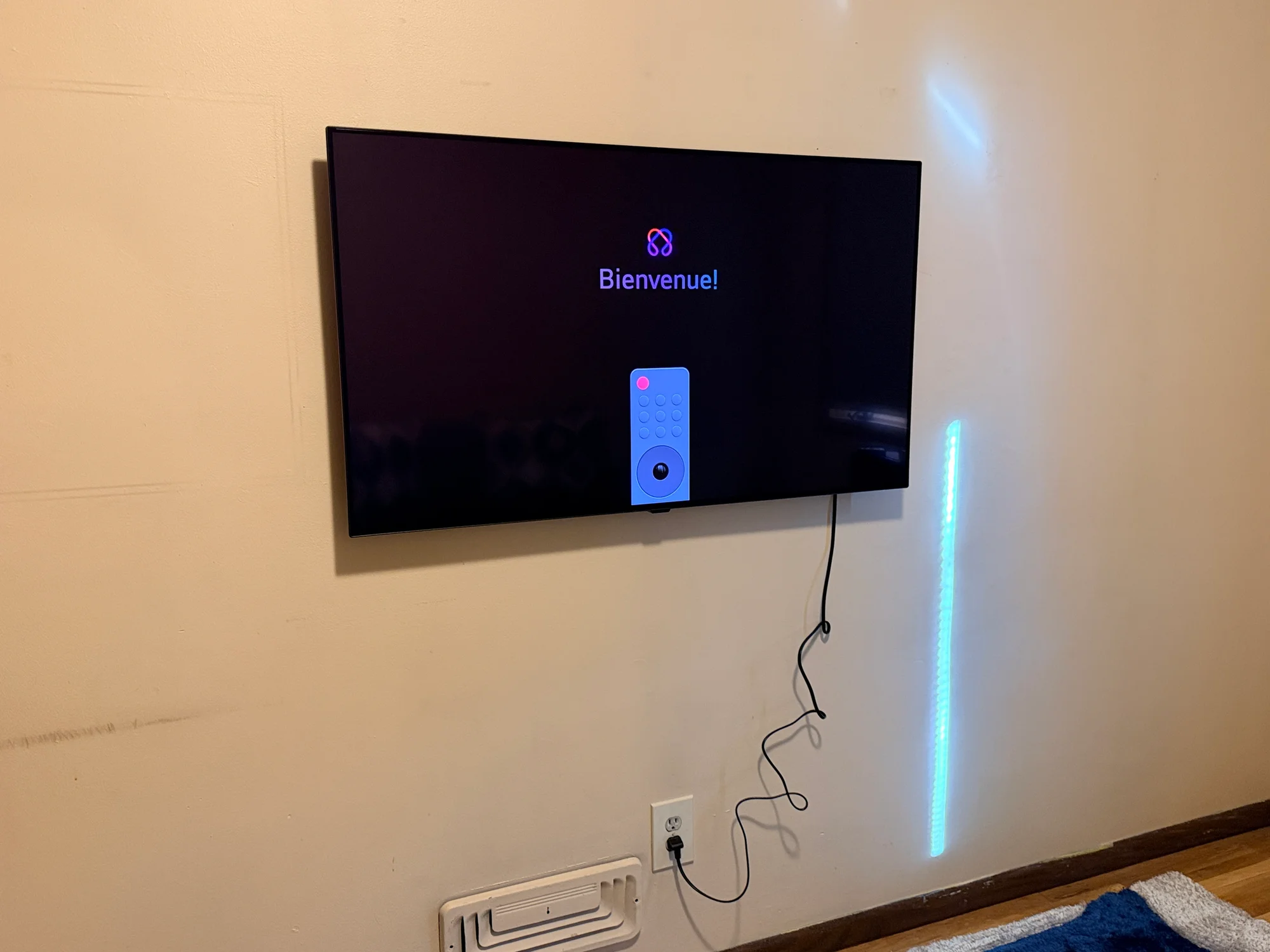 50"  installation in Apple Valley