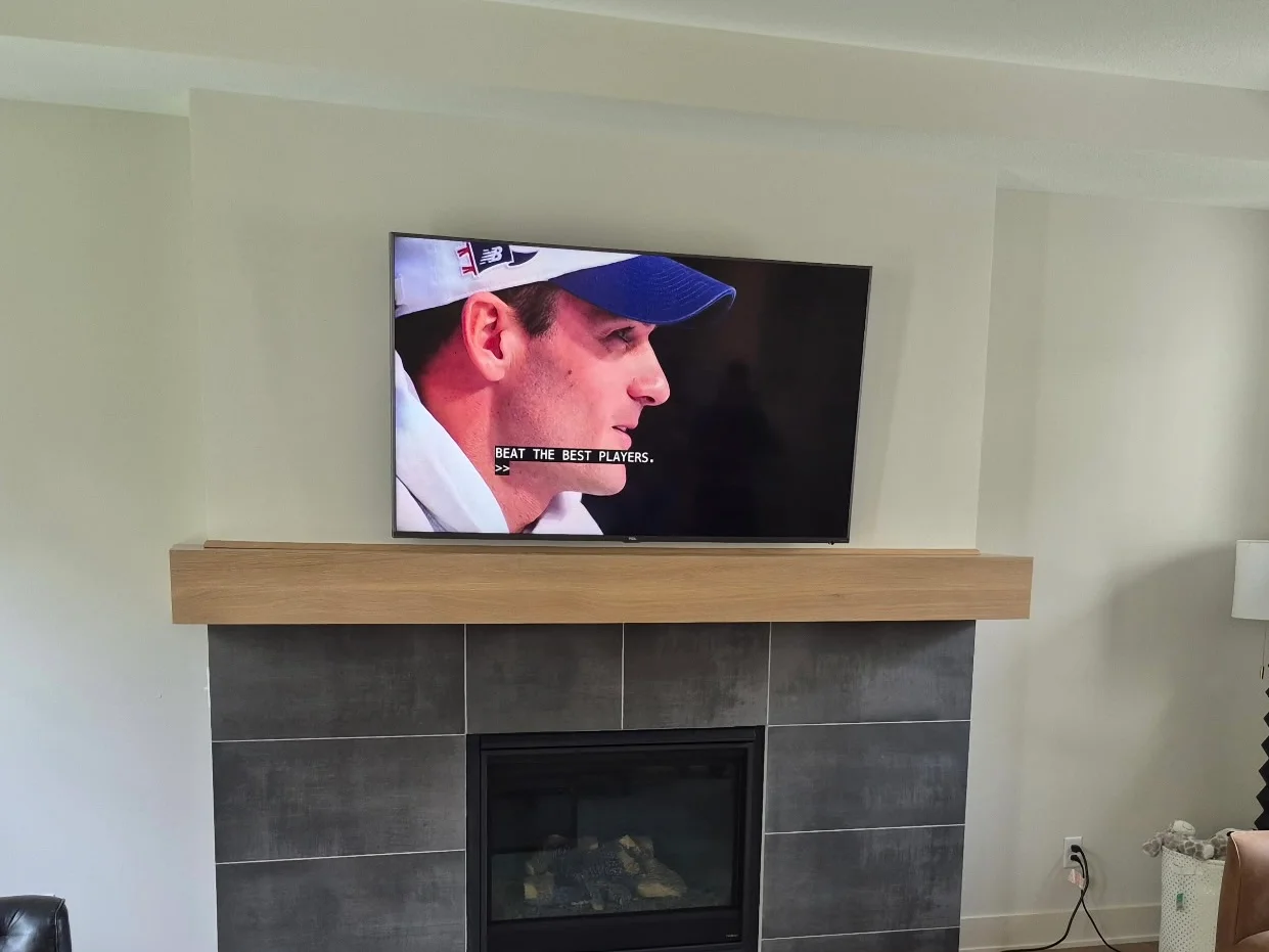 65"  installation in Edina