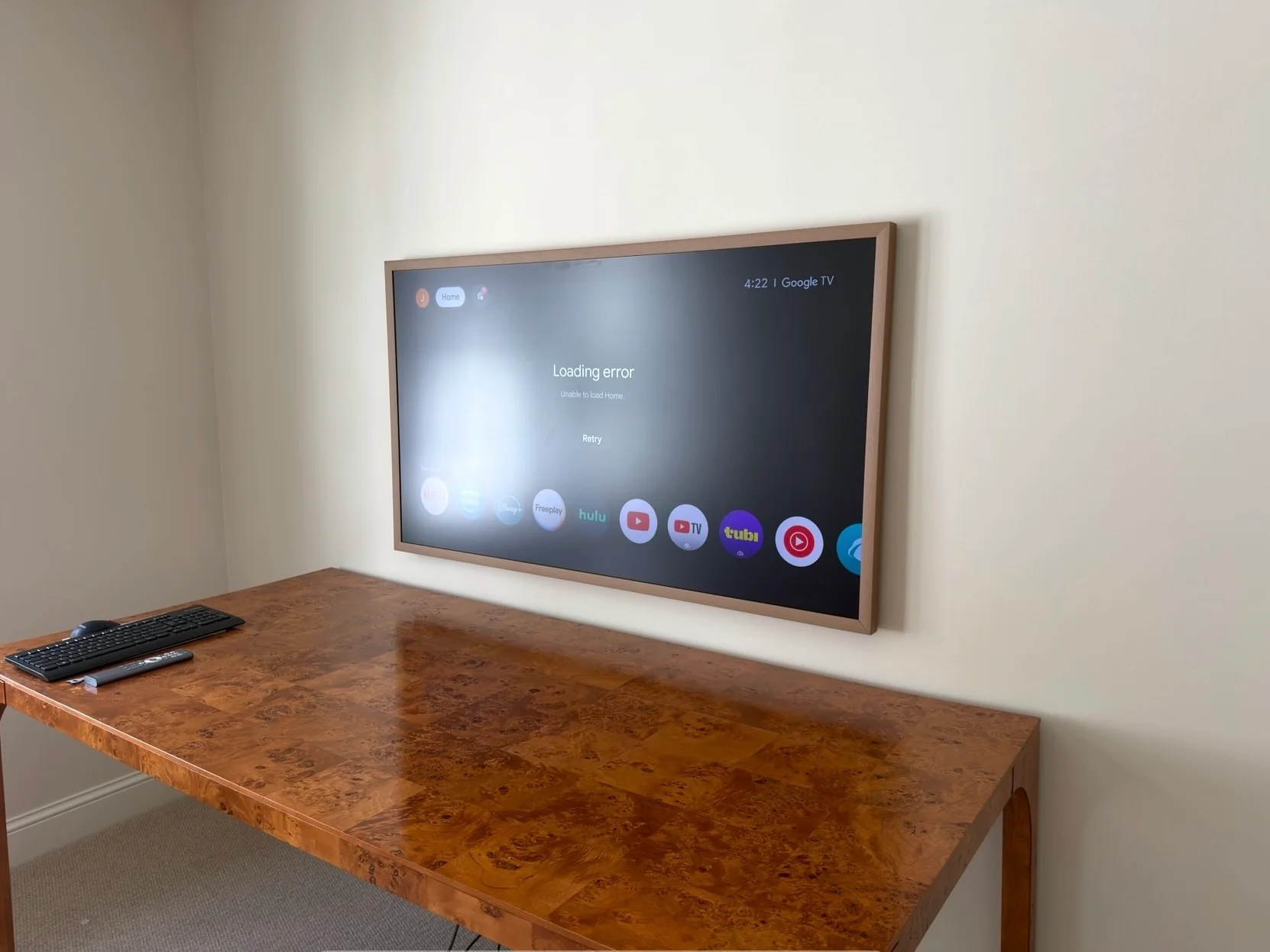 55" Hisense Canvas installation in Edina