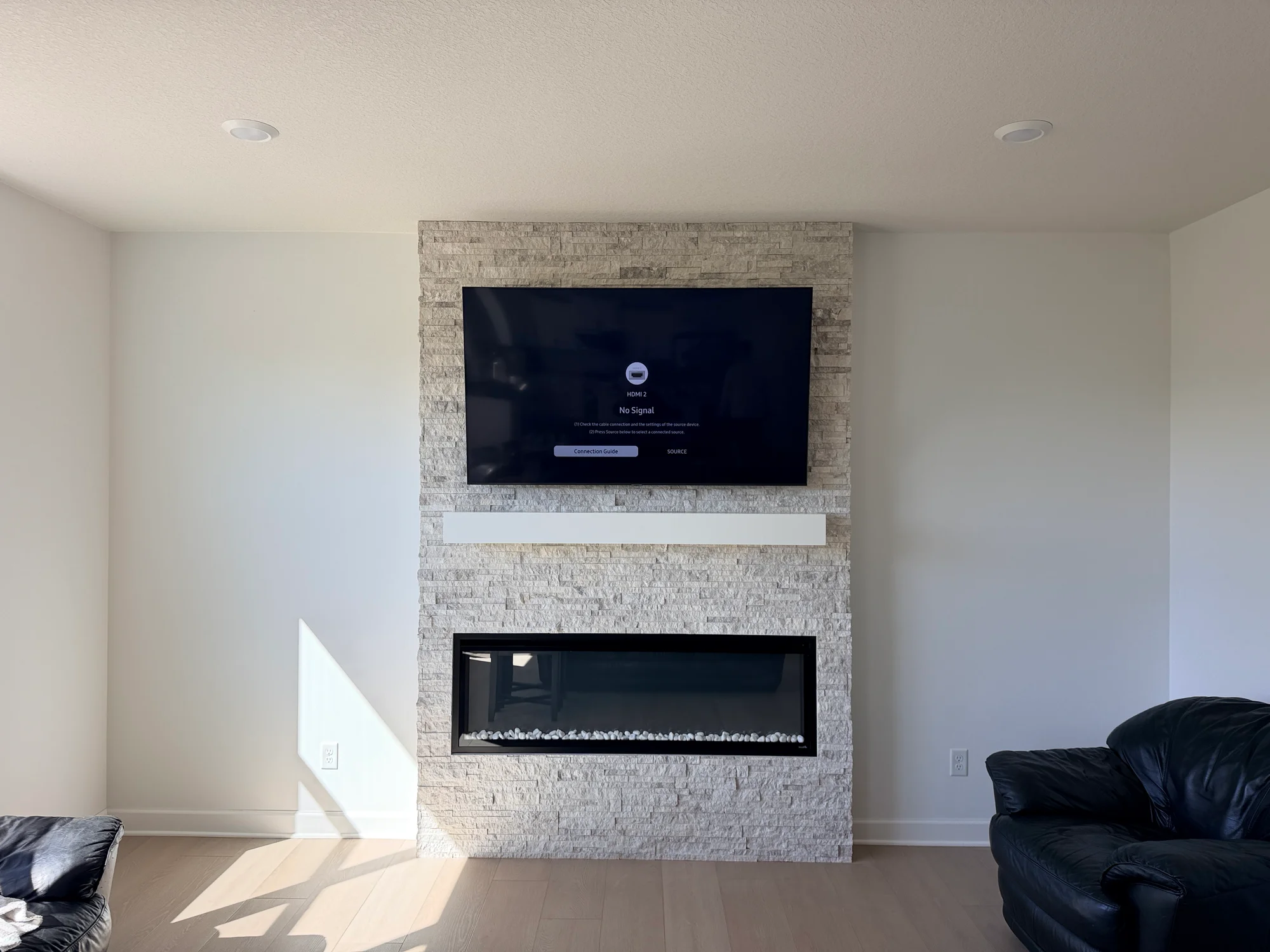 70" installation in Webster