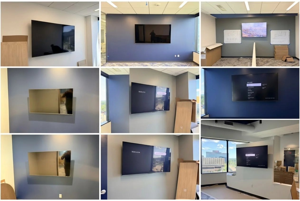 70" installation in Twin Cities