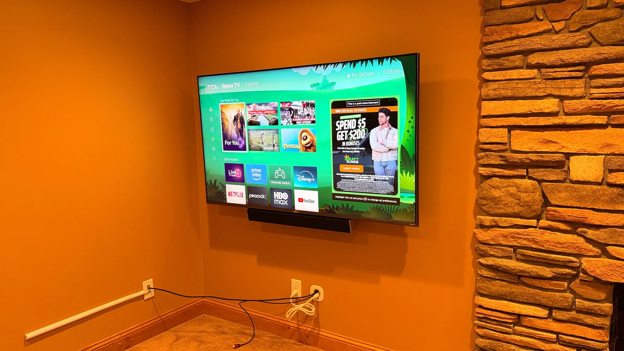55" installation in Minneapolis