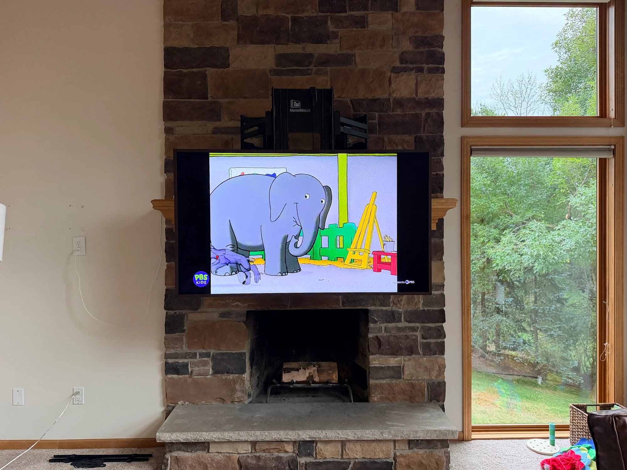 80" installation in Chanhassen