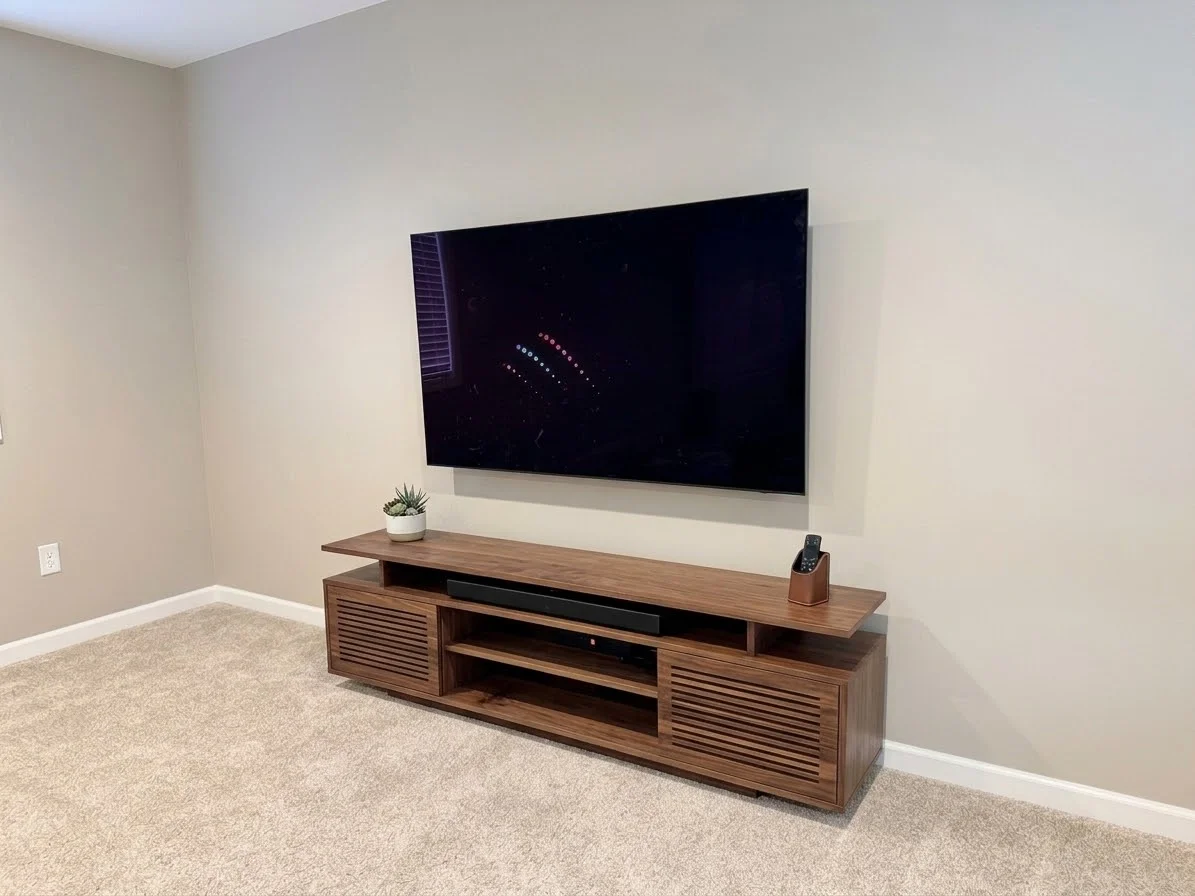 65" installation in Maple Grove
