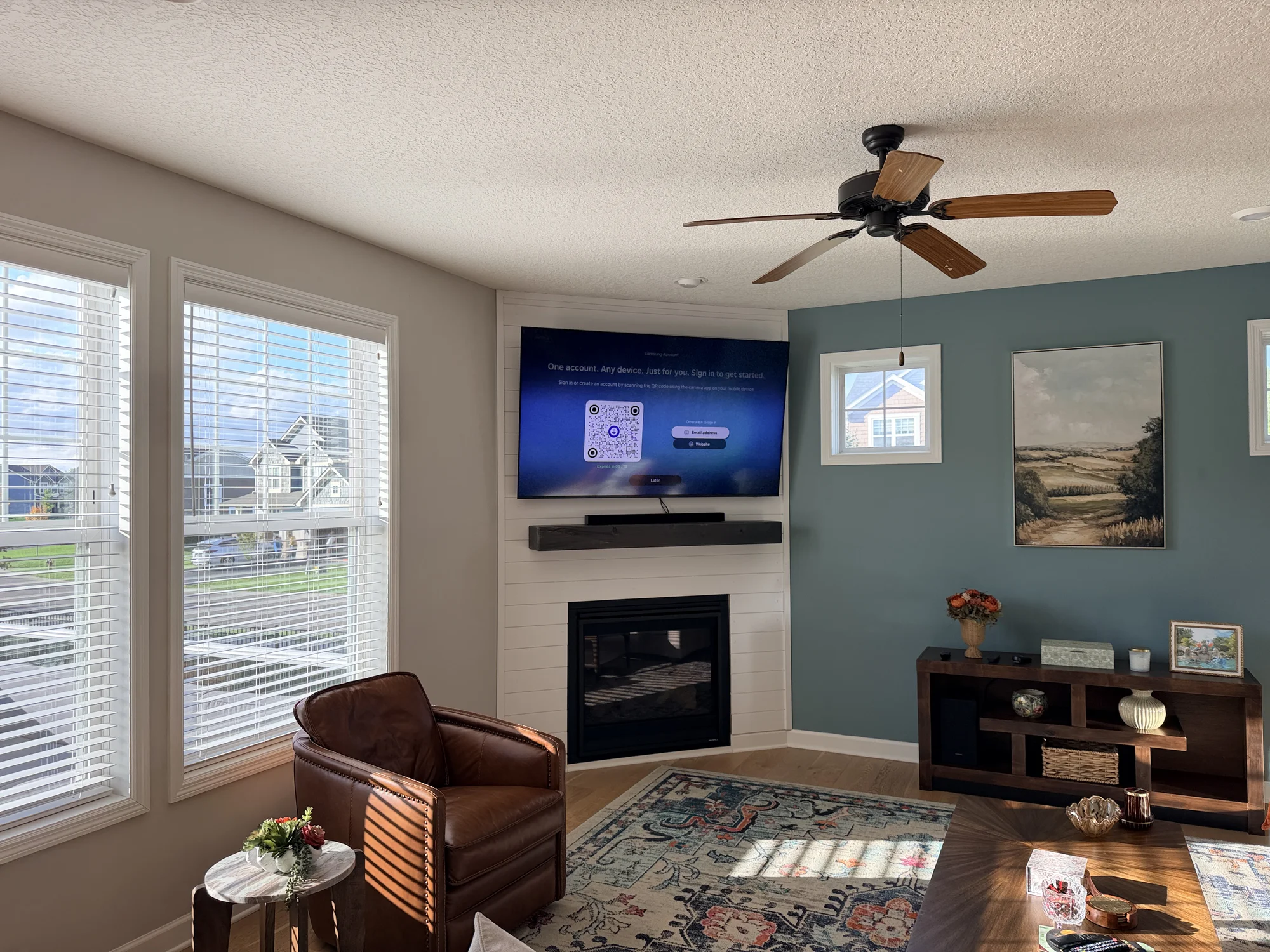 75" installation in Corcoran