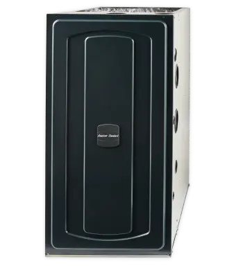 Black and white rectangular speaker with a central badge and textured front panel.