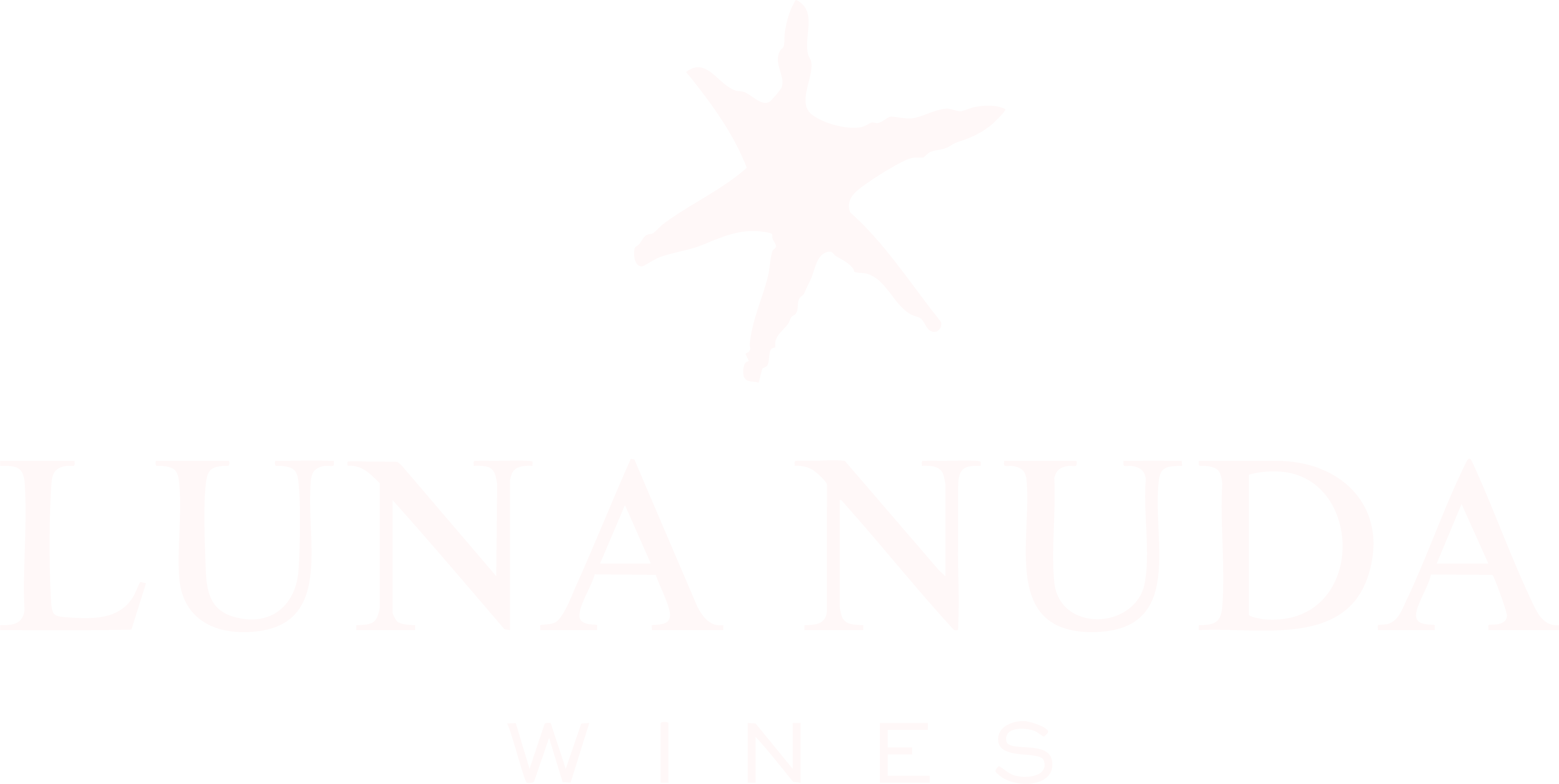 Luna Nuda secondary star mark in white, for use on dark backgrounds