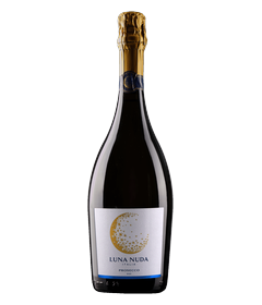 Bottle of Luna Nuda Prosecco from Treviso, Italy