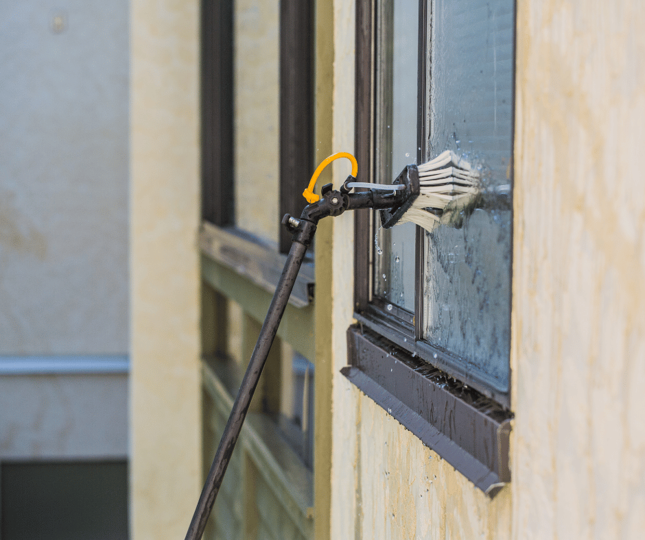 Professional high rise Window Cleaning.