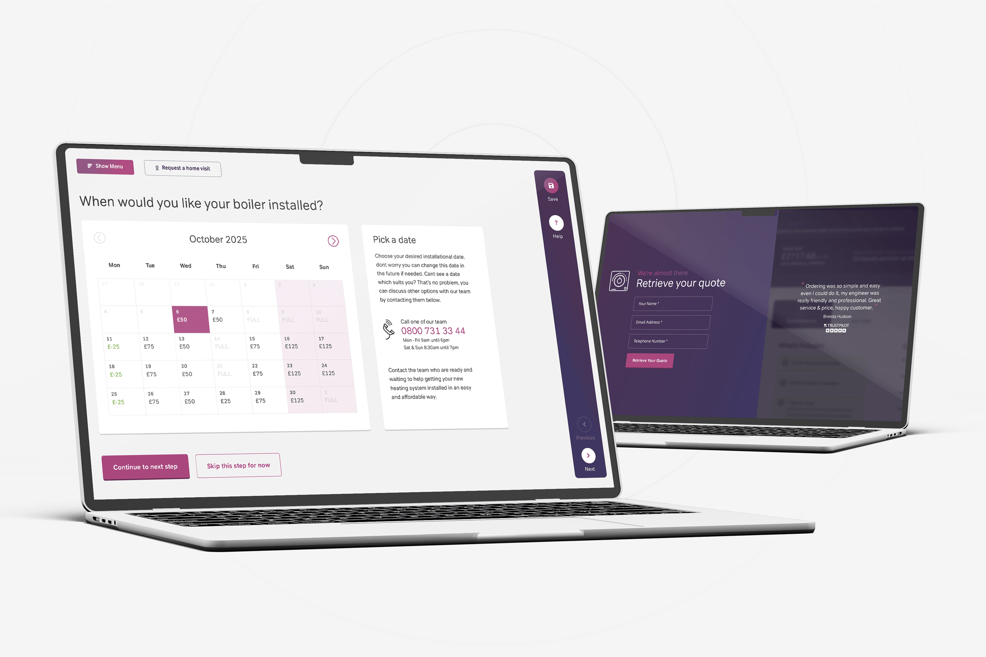 Online Booking System Custom Magento PWA Development Online Heating System For Swale Heating