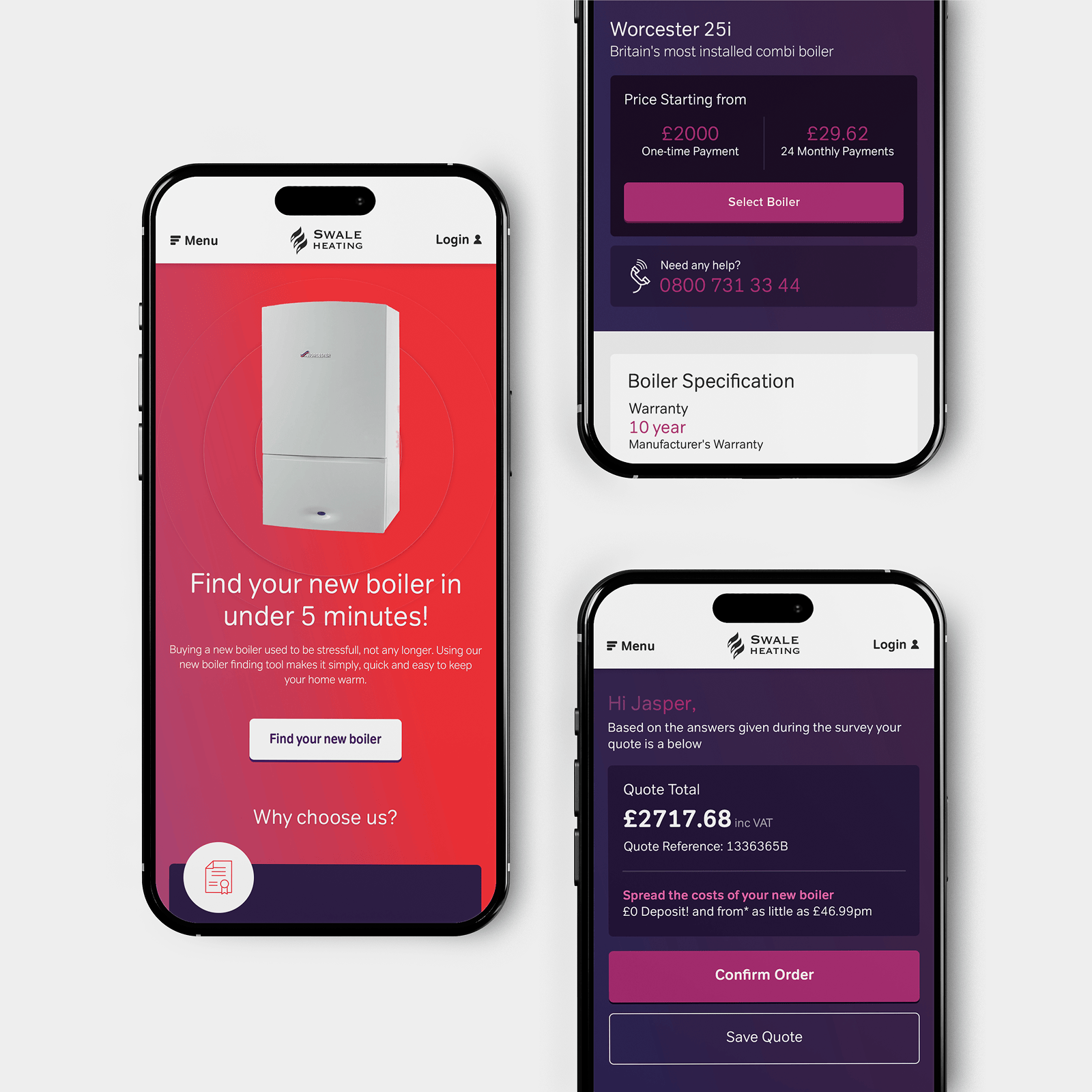 Mobile Experience For Custom Magento PWA Development Online Heating System For Swale Heating