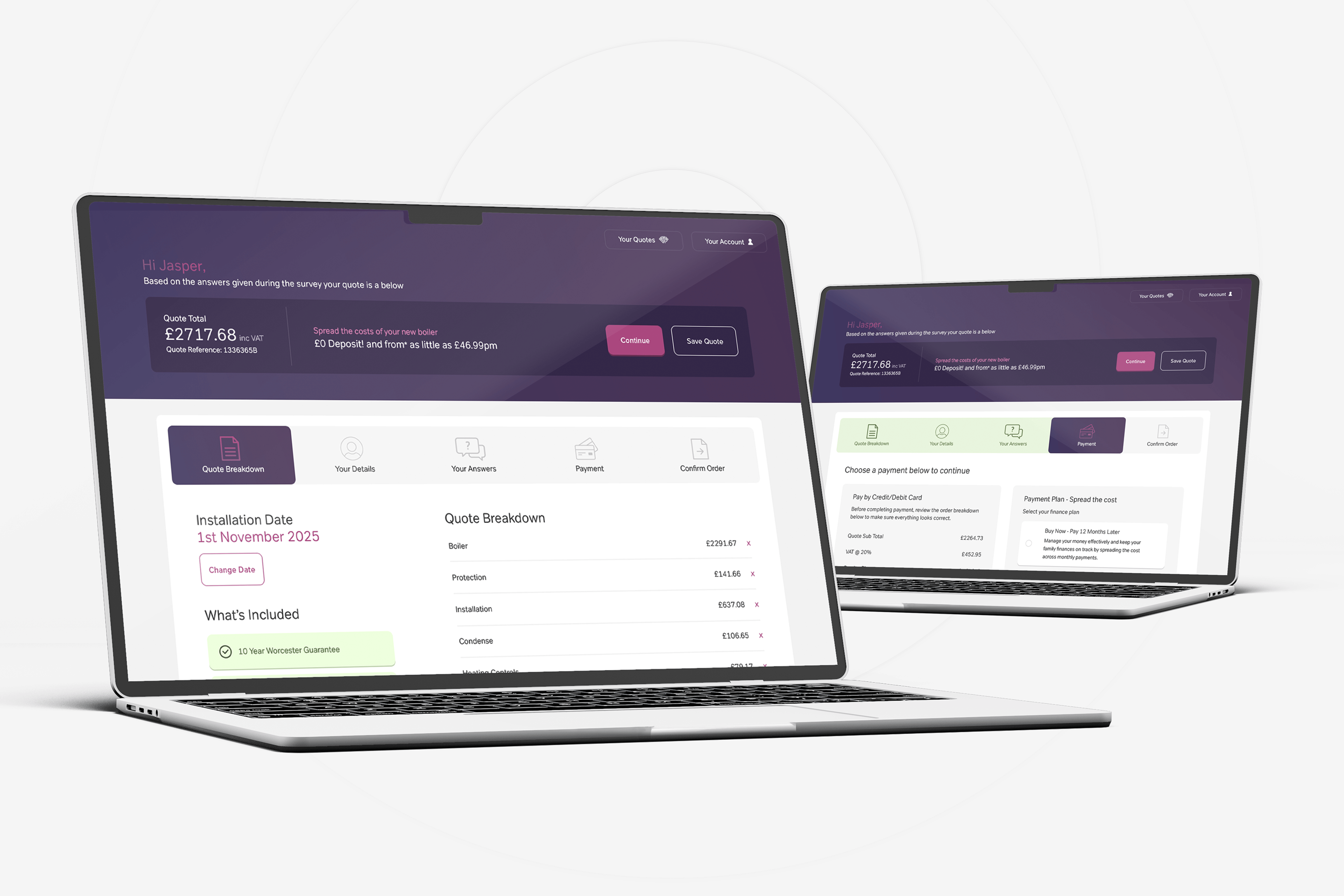 Account Centre For Custom Magento PWA Development Online Heating System For Swale Heating
