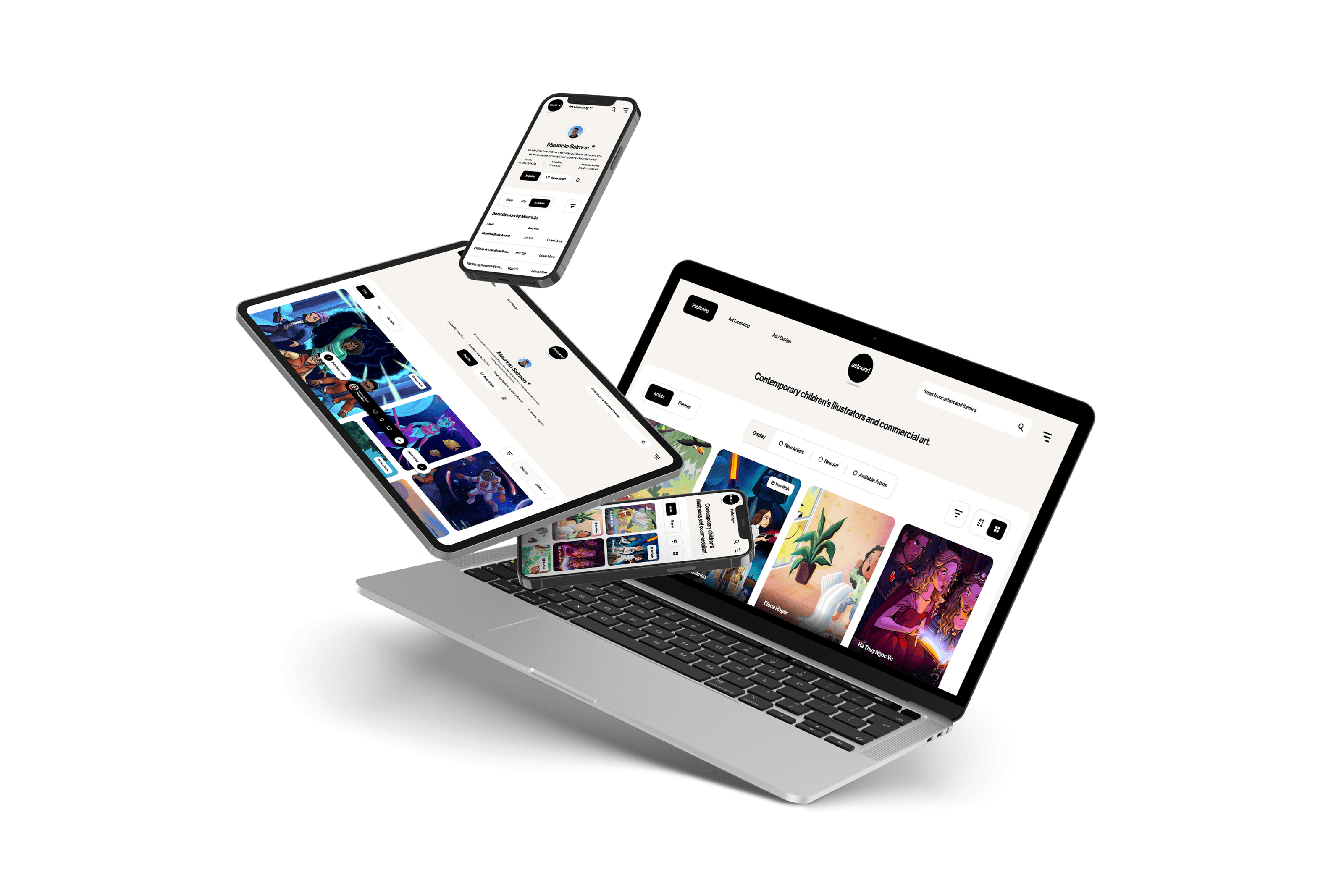 Astound Custom Laravel Vue3 Website Multi Device
