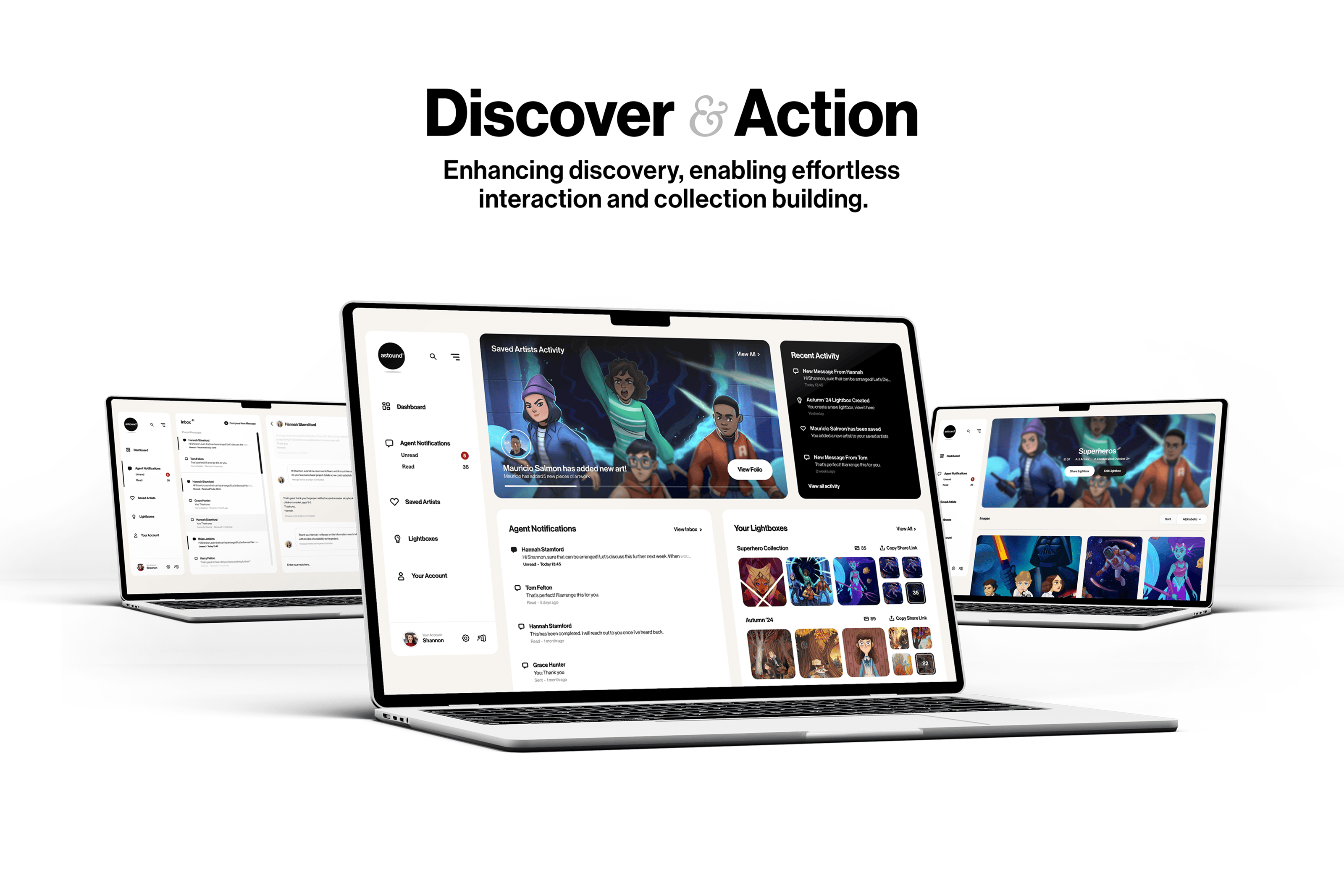 Astound Webpage Collection Custom Laravel Vue3 Website
