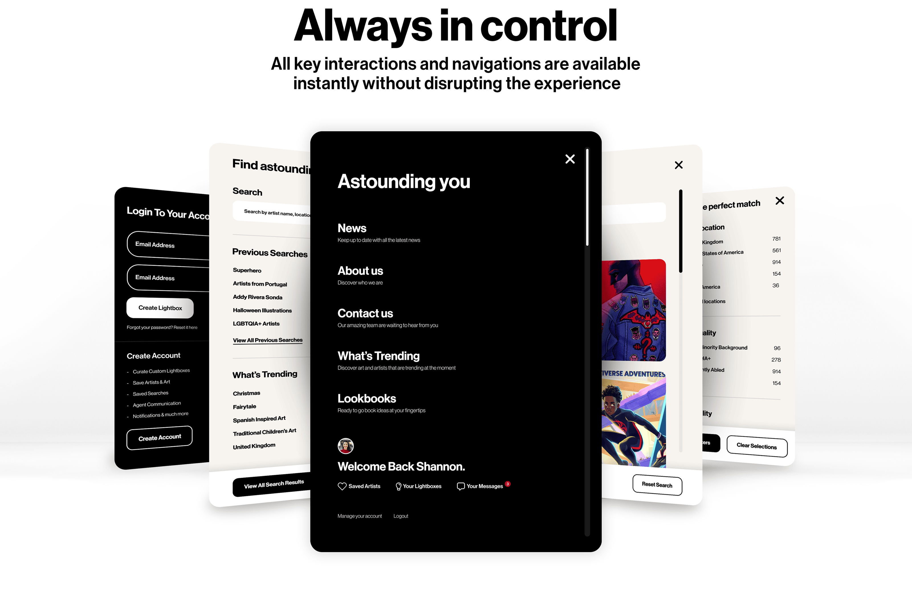 Custom Laravel Vue3 Website Features