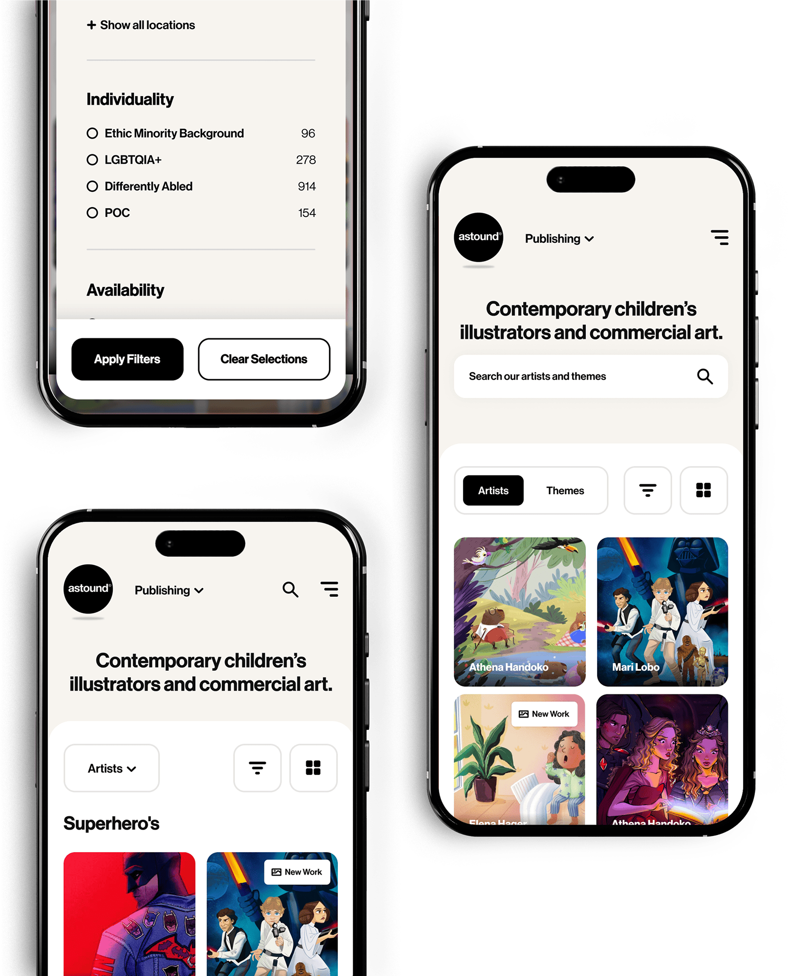 Mobile experience Custom Laravel Vue3 Website