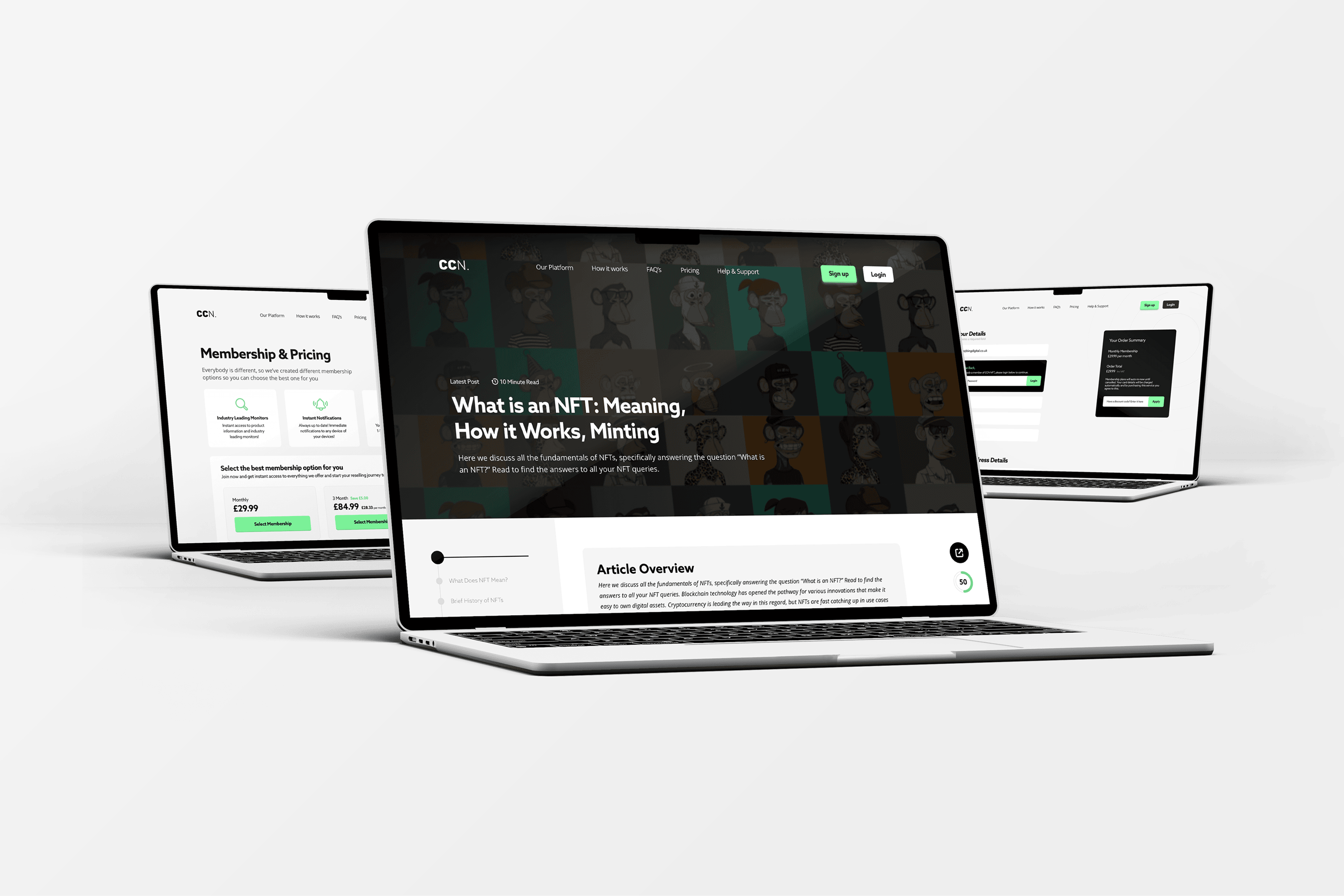 Custom Wordpress Membership Website Development Multiple page showcase