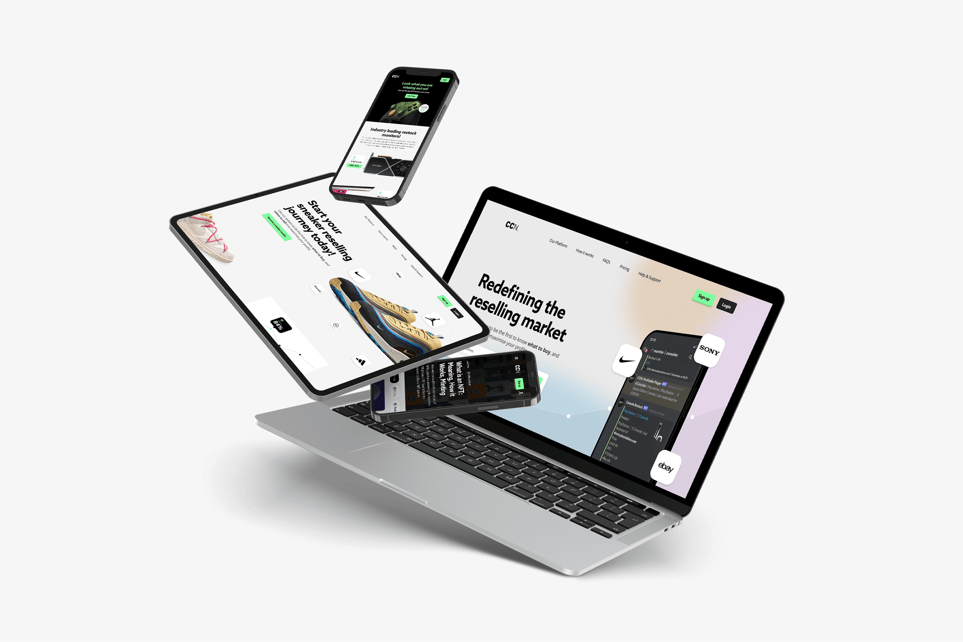 Custom Wordpress Membership Website Development Multiple Device Showcase
