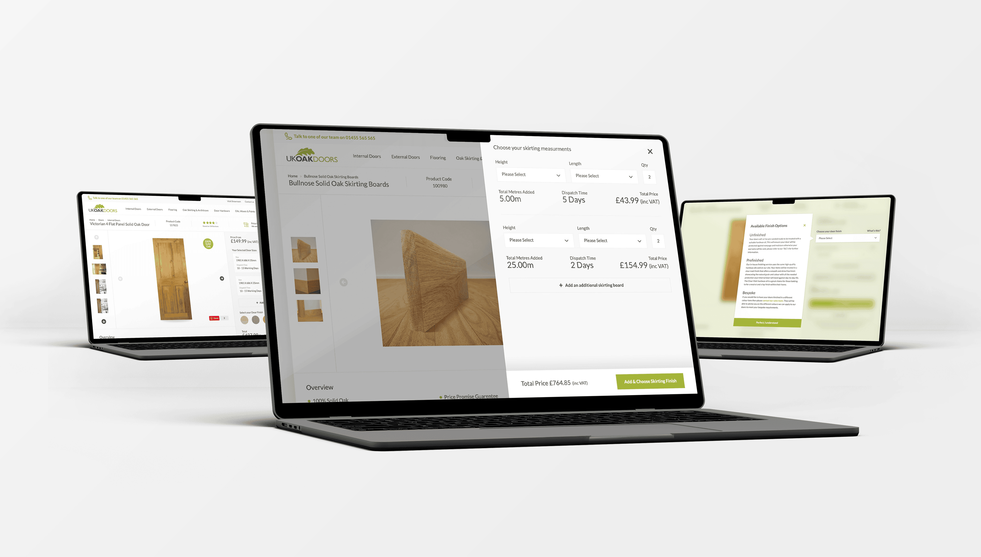 Custom Magento eCommerce Website Development UK Oak Doors Overlay Panels