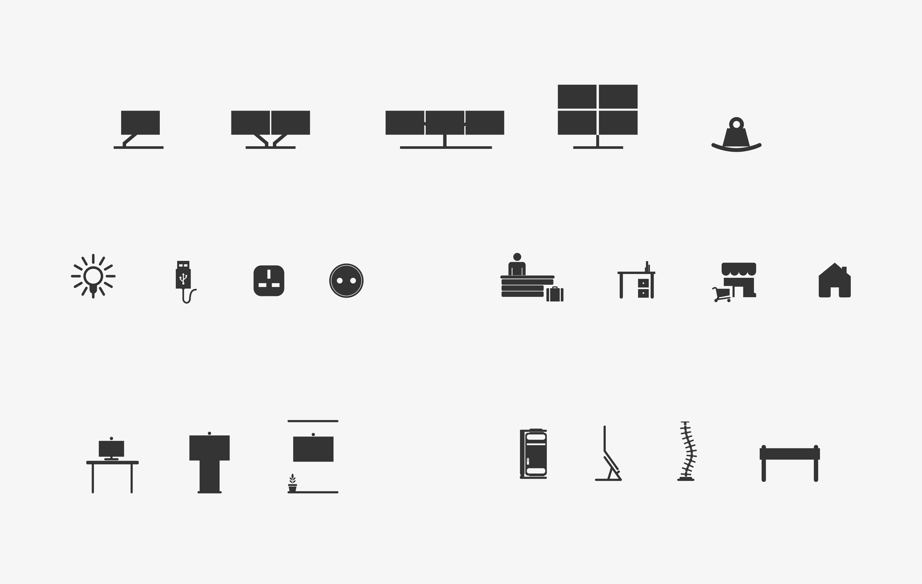 Herman Miller Customer Magento 2 eCommerce Website Development Icon Set