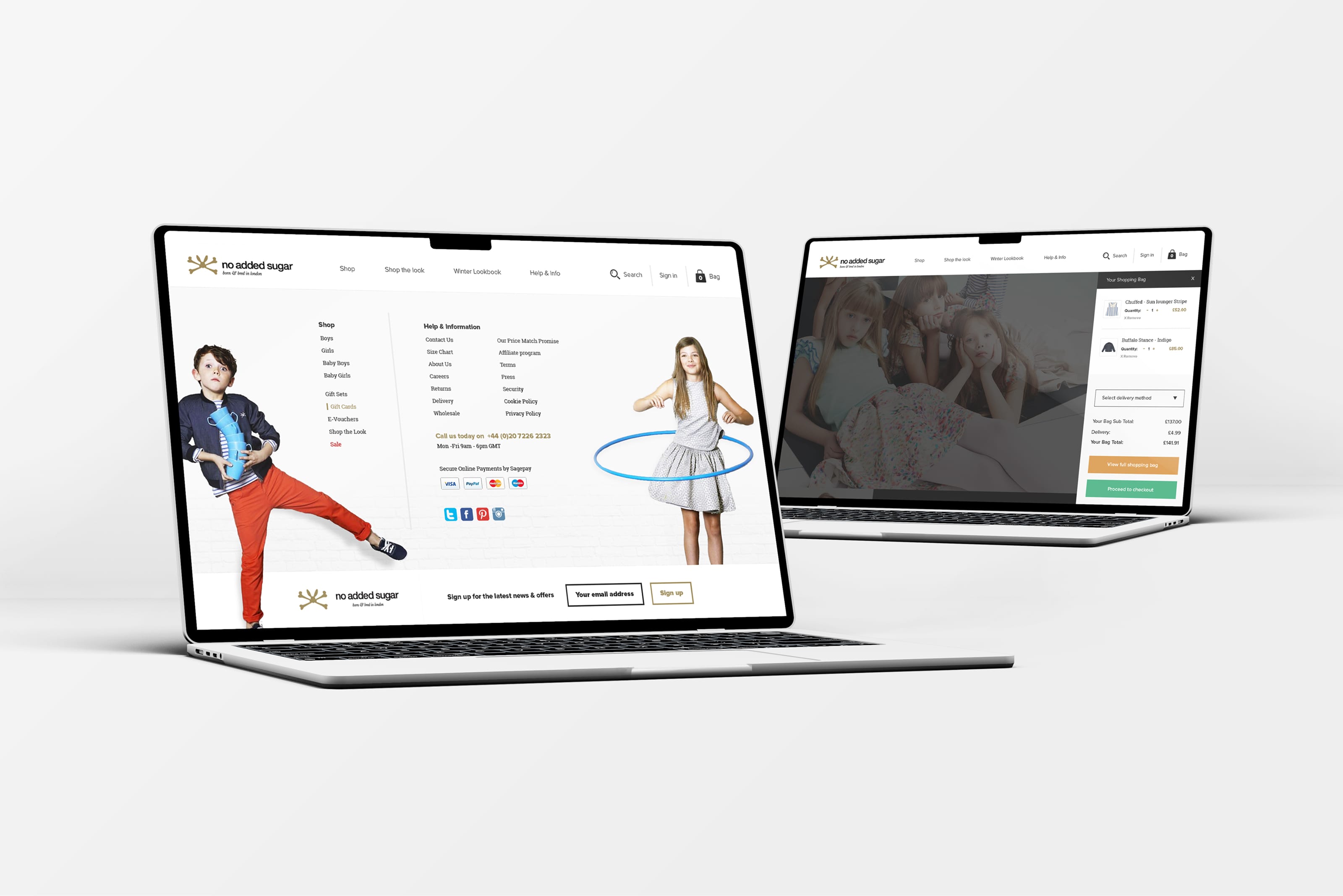 Custom Magento eCommerce Website For No Added Sugar Add To Cart