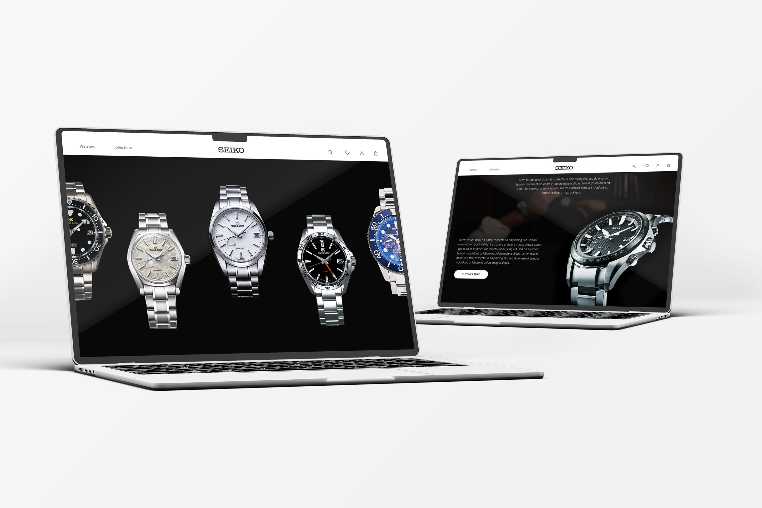 Seiko Custom Magento eCommerce Website Seiko Heritage Collection
