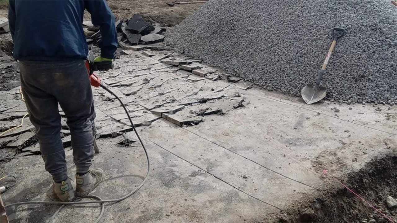 Asphalt Removal for Interlocking in Ajax