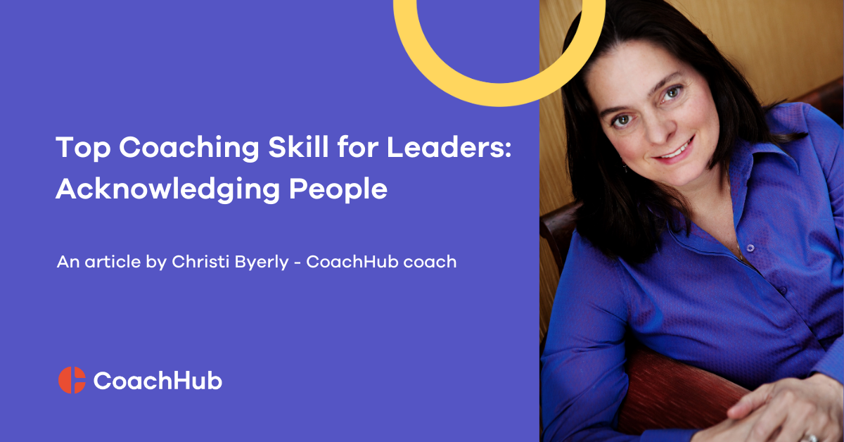 Acknowledging people is very important for a manager. Our coach Christi Byerly gives us her advice on how to reward your teams in the best possible way.