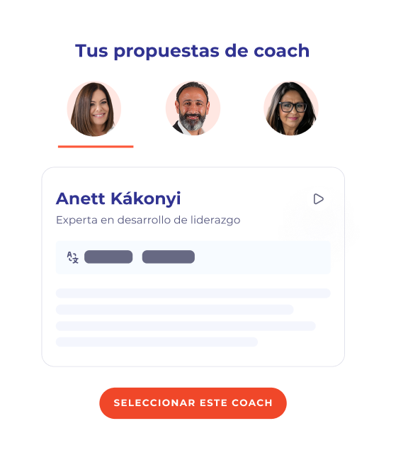 Encuentra su coach ideal
