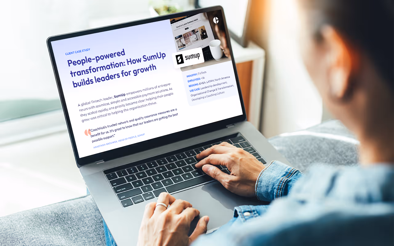 SumUp’s success in scaling confident leadership with coaching