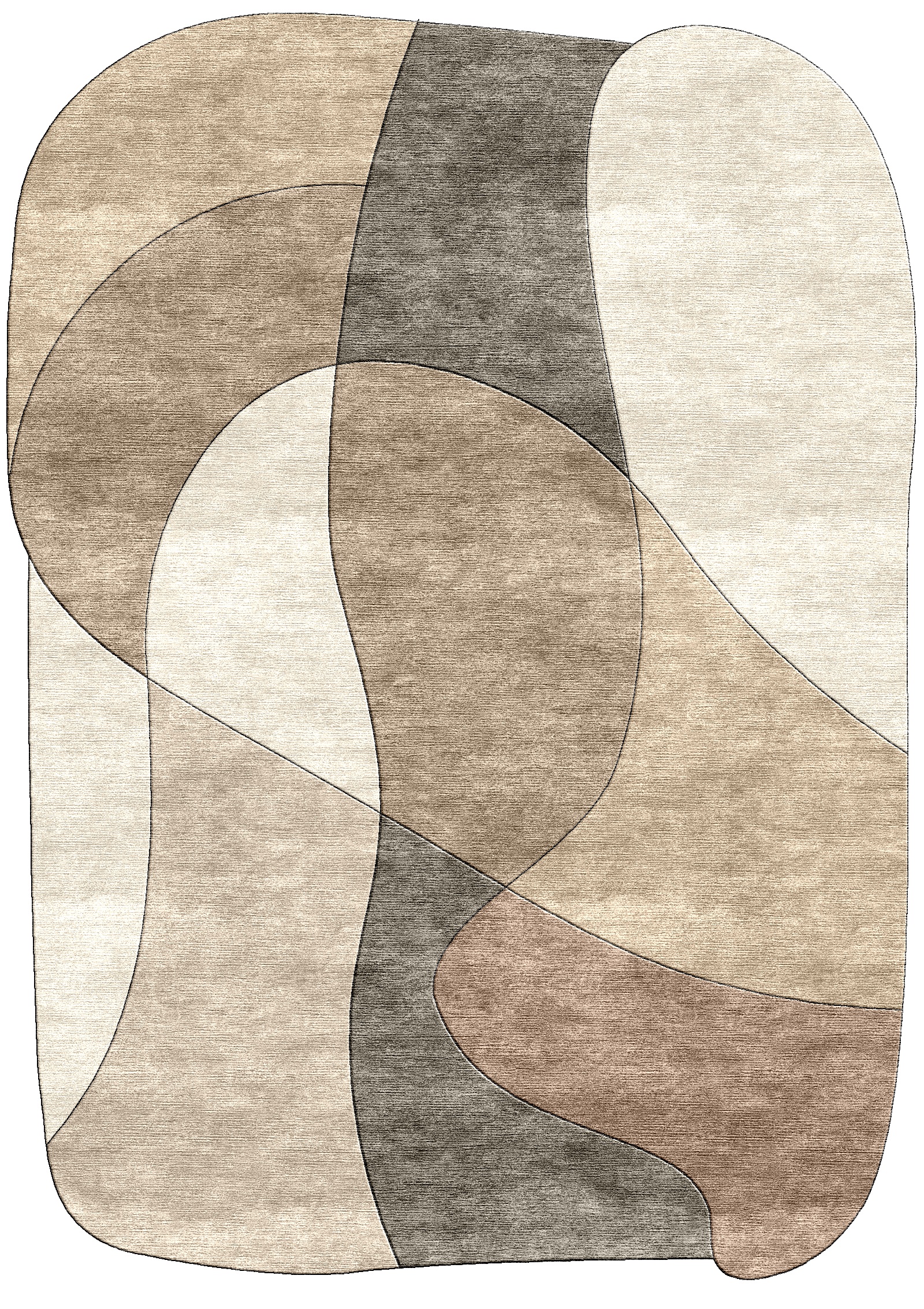אדמה וענבר  Earth & Amber designer rug - luxury custom made rug