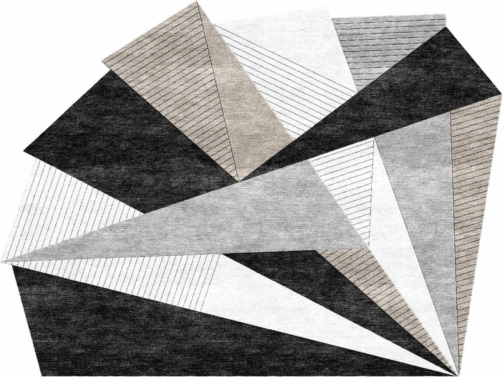 Desert Bloom luxury custom rug - handmade designer rug