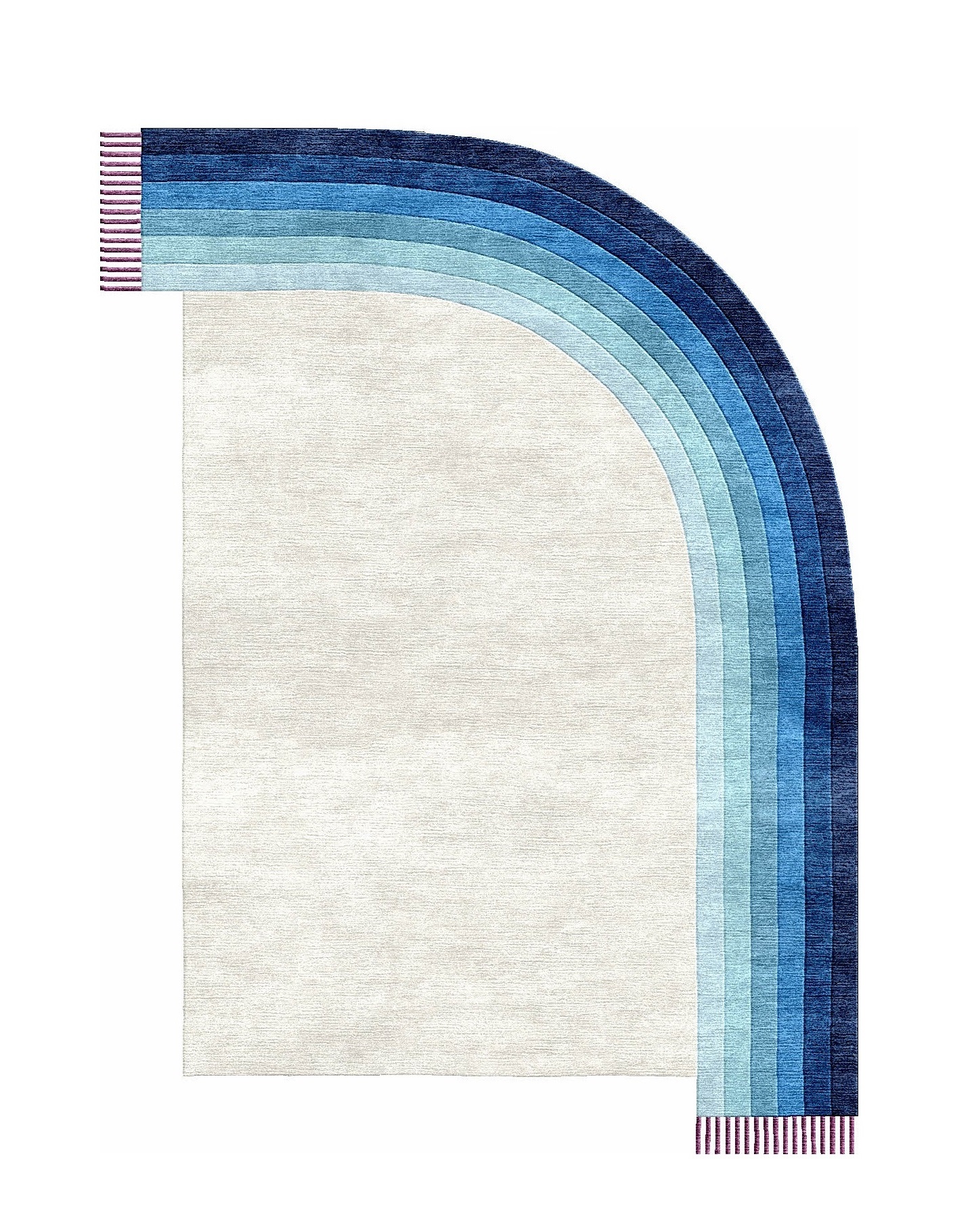 Celestial Arc custom rug - luxury handmade designer rug