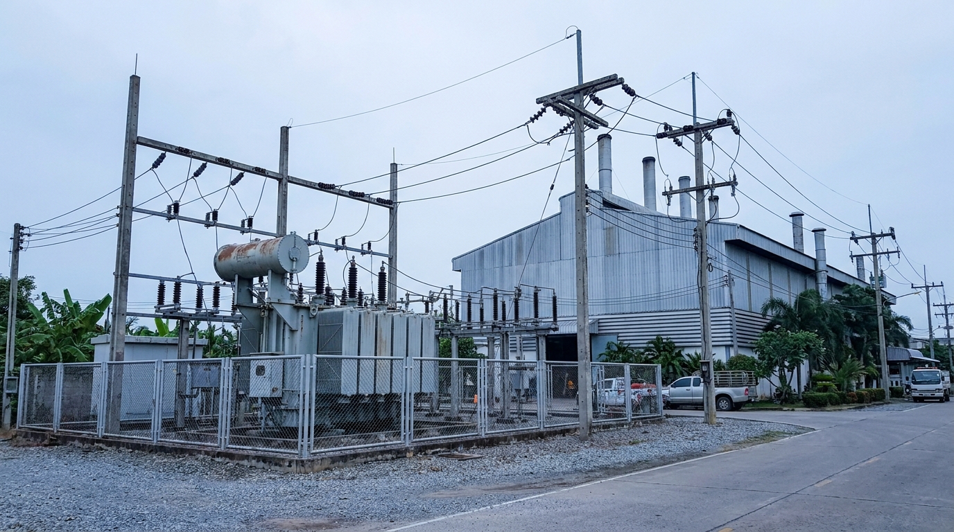 MEA and PEA electricity supply coverage areas across Thailand
