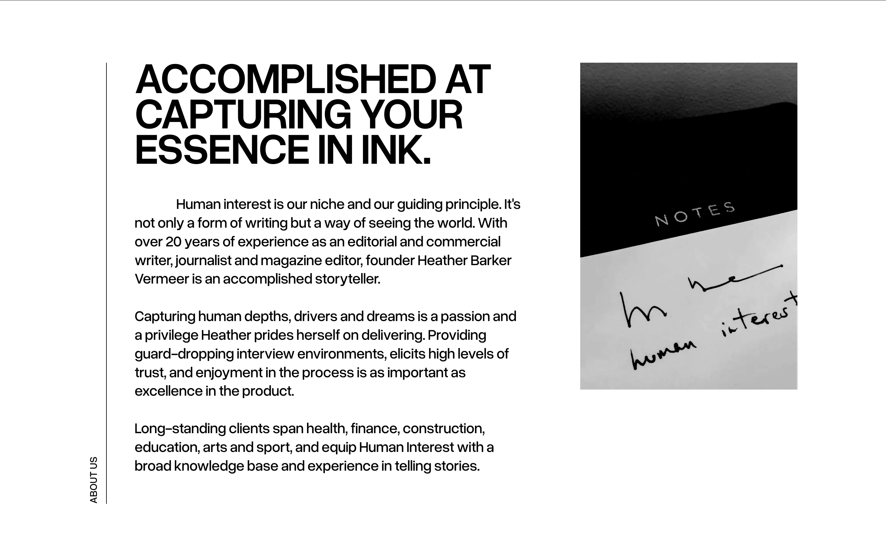 Human Interest - Home - About Us | Form Digital | Built with Webflow