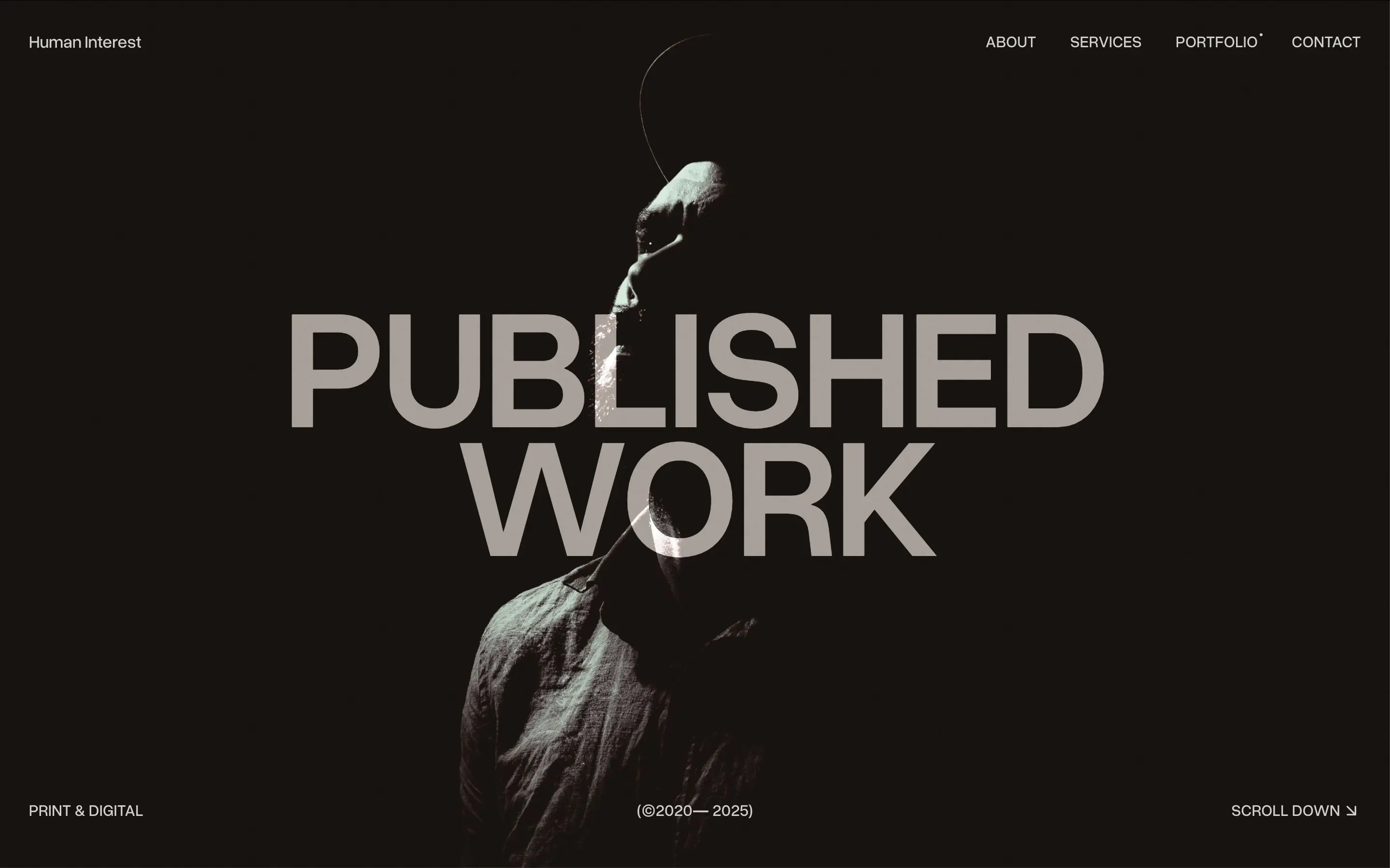 Human Interest - Portfolio - Hero | Form Digital | Built with Webflow