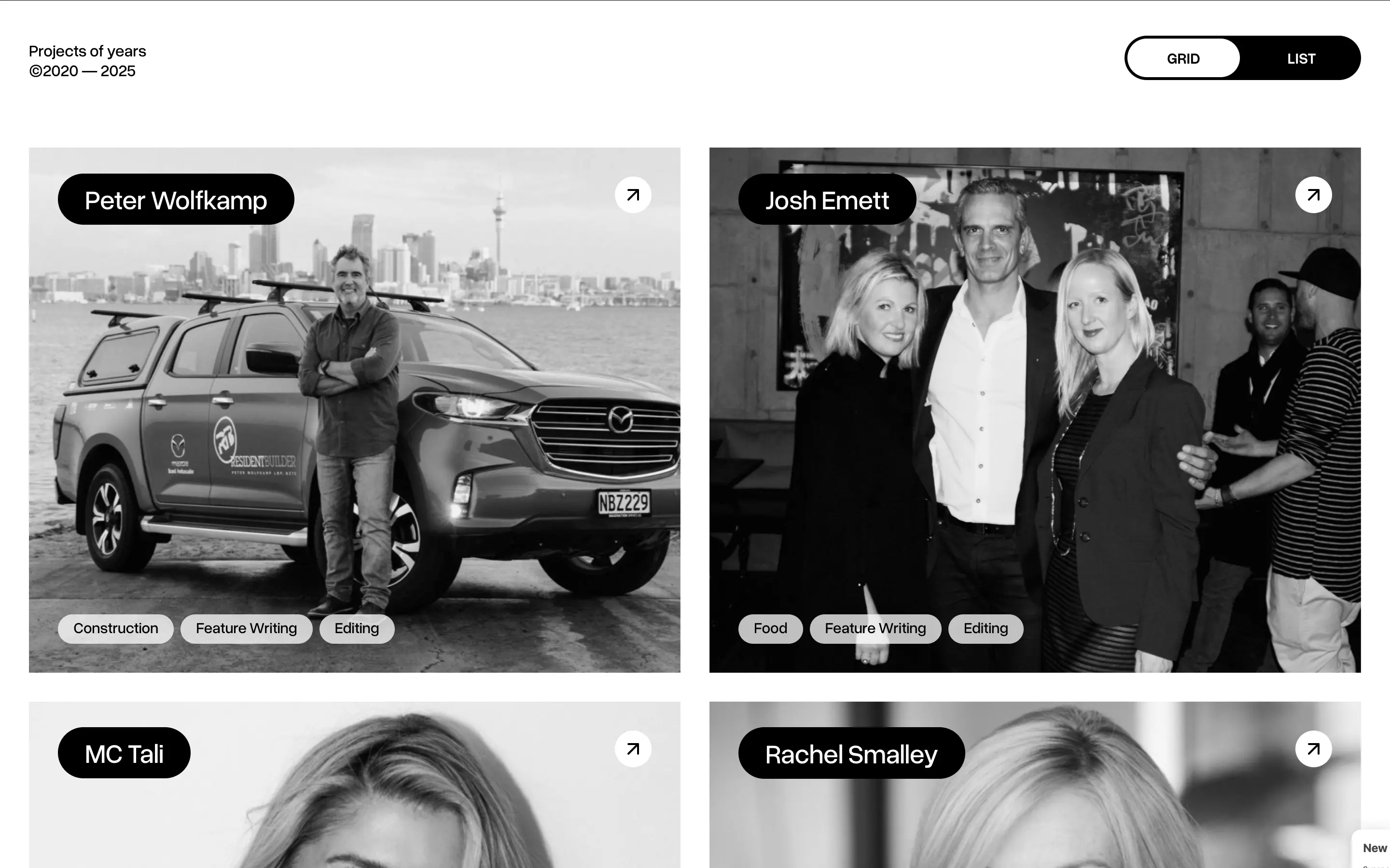 Human Interest - Portfolio - Grid | Form Digital | Built with Webflow