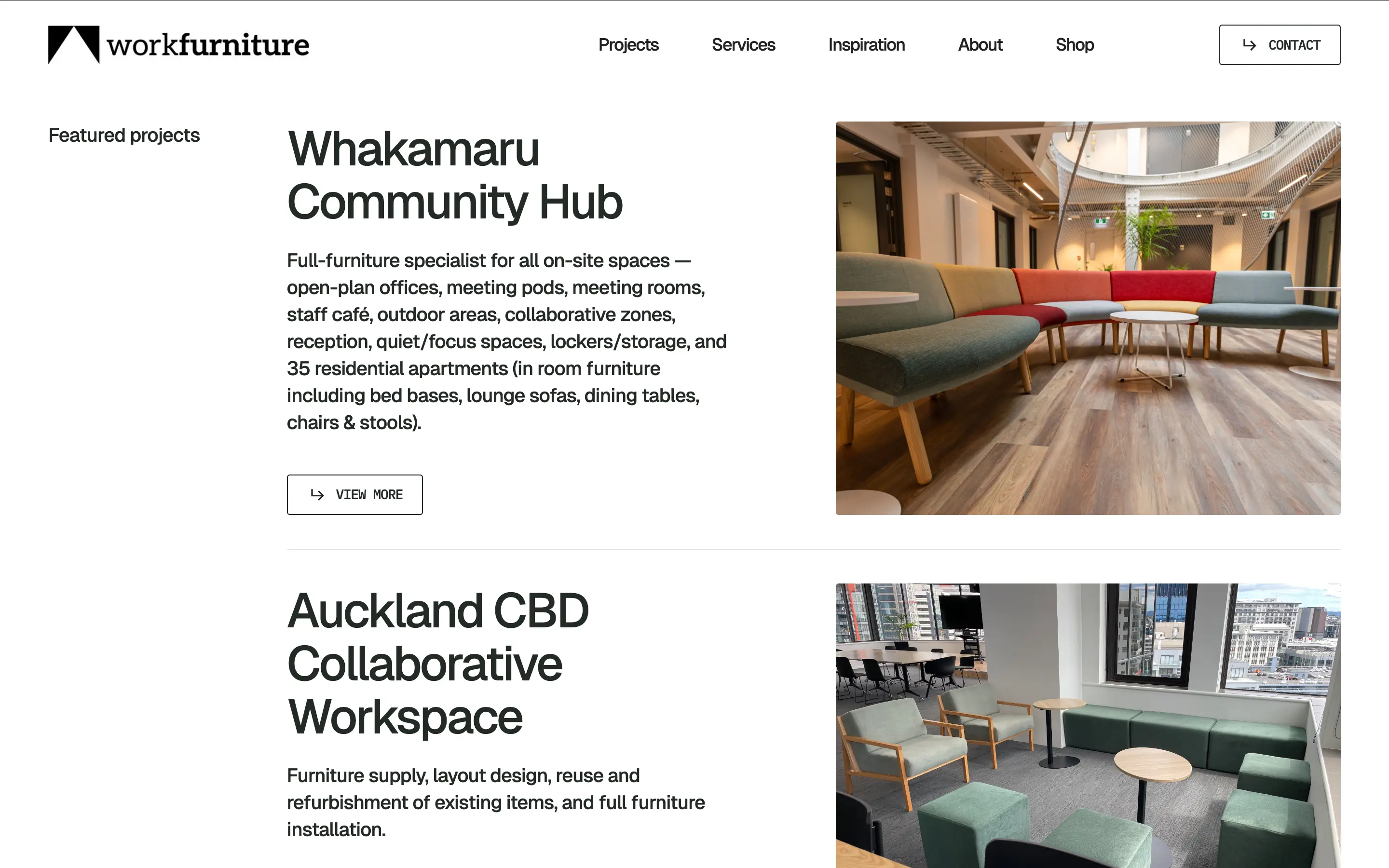 Workfurniture - Home - Projects | Form Digital | Built with Webflow