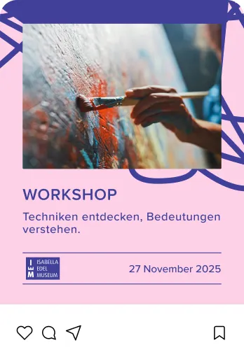 Social-Media-Story mit Ankündigung einer Sneak Preview im reduzierten, markentypischen Layout