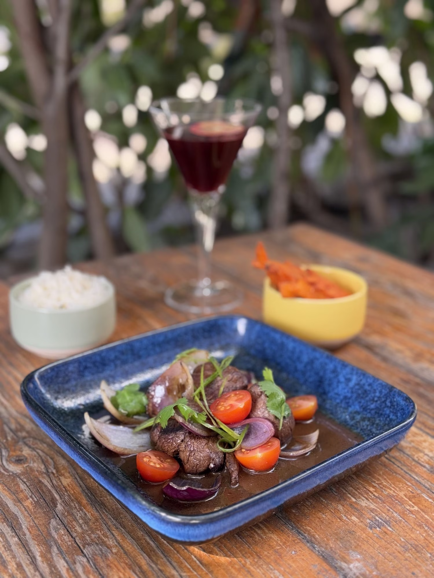 Lomo Saltado, plat traditionnel péruvien servi au restaurant Le Jules-Edouard à Genève